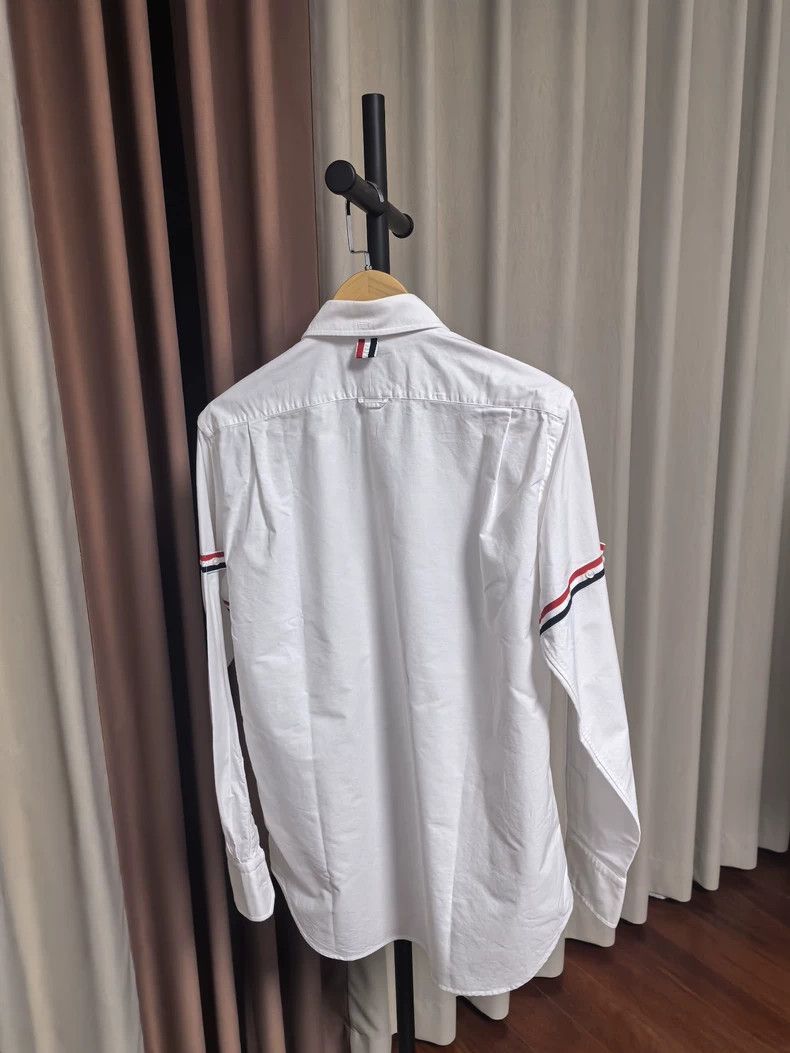 Thom Browne Thom browne Striped shirt with armband 2504-Nextarrow Size US L / EU 52-54 / 3 - 6 Thumbnail