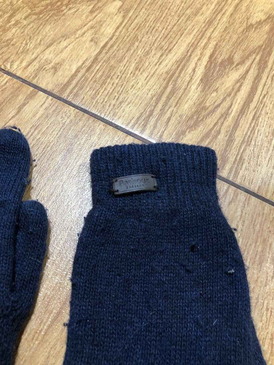 Barbour Vintage blue Barbour logo gloves luxury Y2K Streetwear Size ONE SIZE - 8 Thumbnail