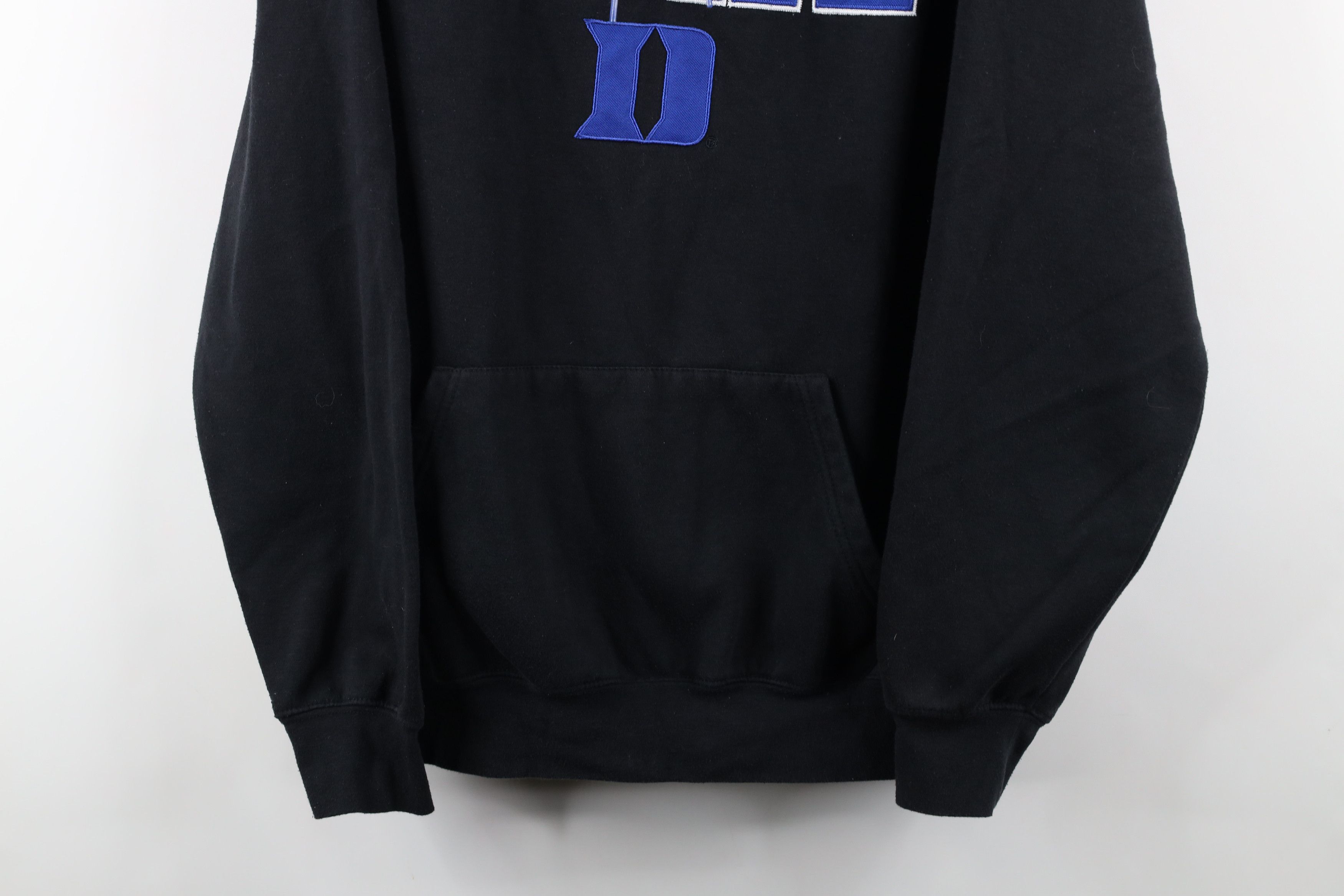 Vintage Vintage Spell Out Duke University Hoodie Sweatshirt Black Size US L / EU 52-54 / 3 - 3 Thumbnail
