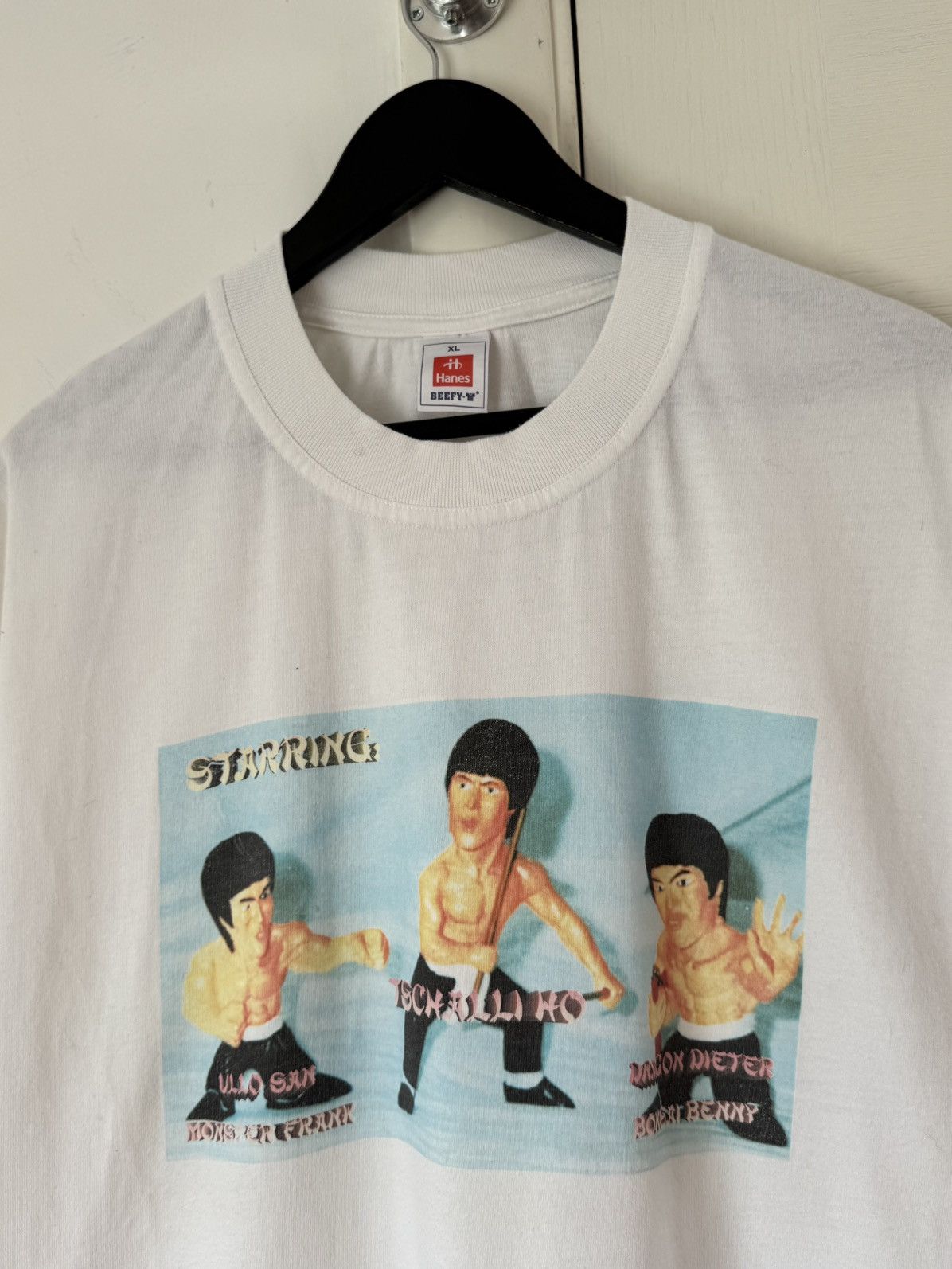 Vintage Vintage 90s Bruce Lee Humor Graphic T Shirt Size US XL / EU 56 / 4 - 3 Thumbnail