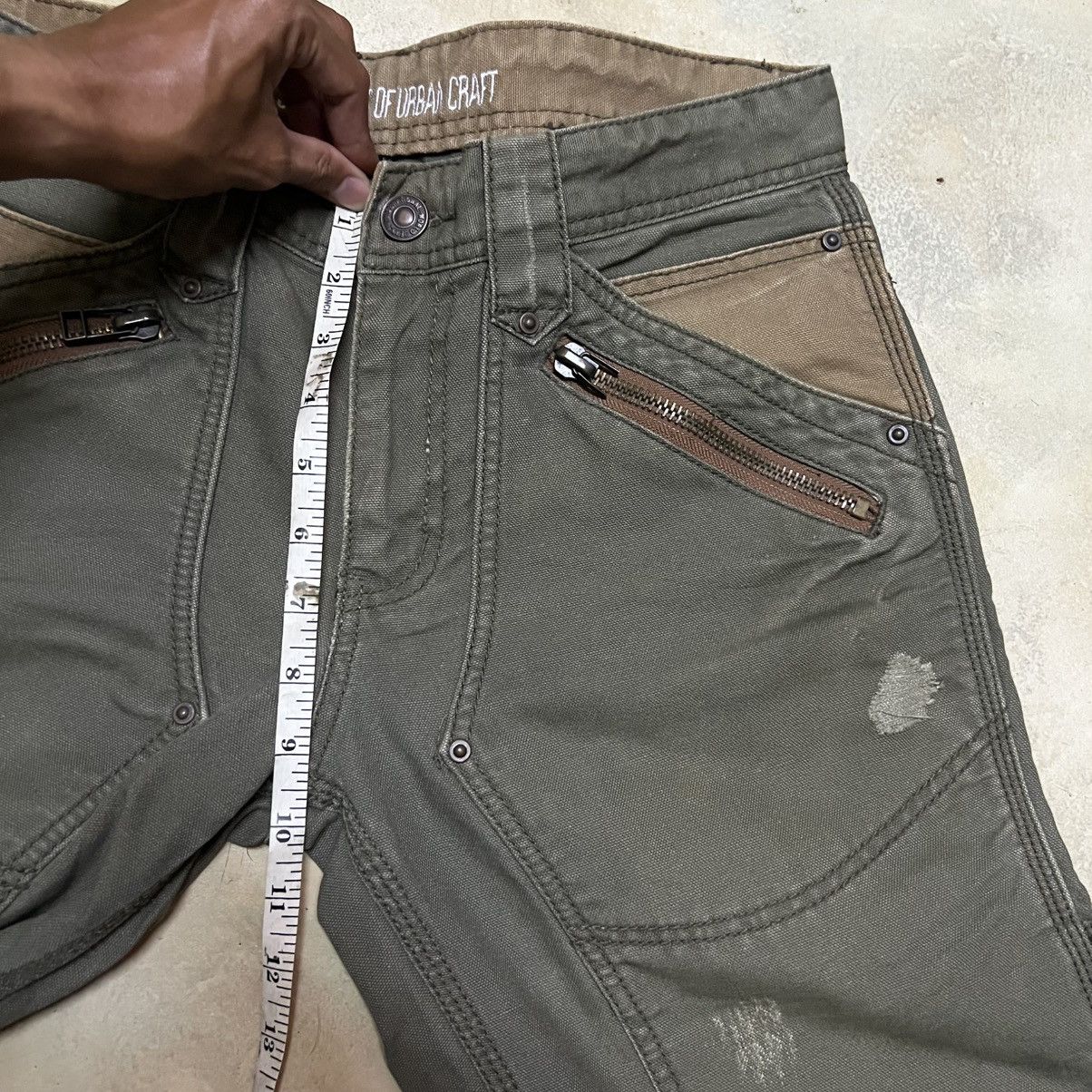 Japanese Brand Japanese Brand Cargo Pants Double Knee Size US 31 - 11 Thumbnail