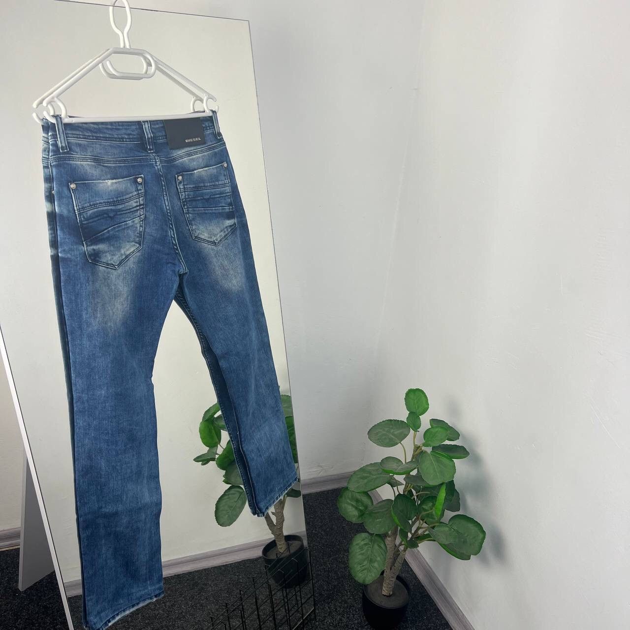 Y2K Vintage Diesel Denim Pants Italy Designer Distressed