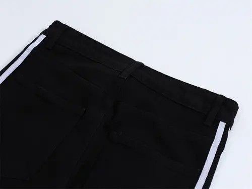 VIBE Street trend color block casual side stripe straight jeans Size US 32 / EU 48 - 4 Thumbnail