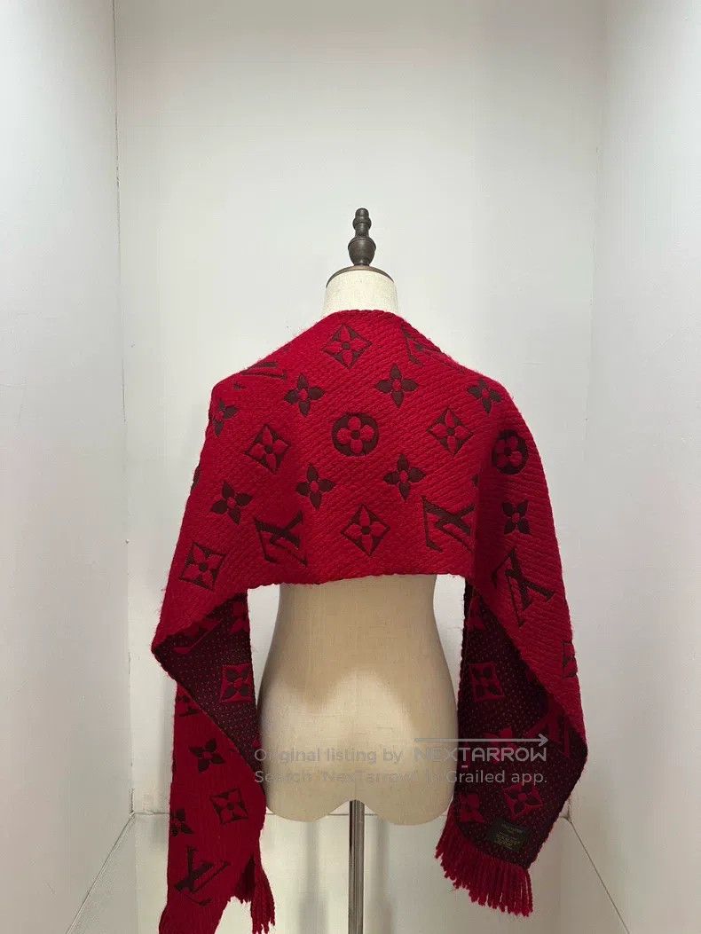 Louis Vuitton Louis Vuitton Reversible presbyopic full print wool scarf Size ONE SIZE - 5 Thumbnail