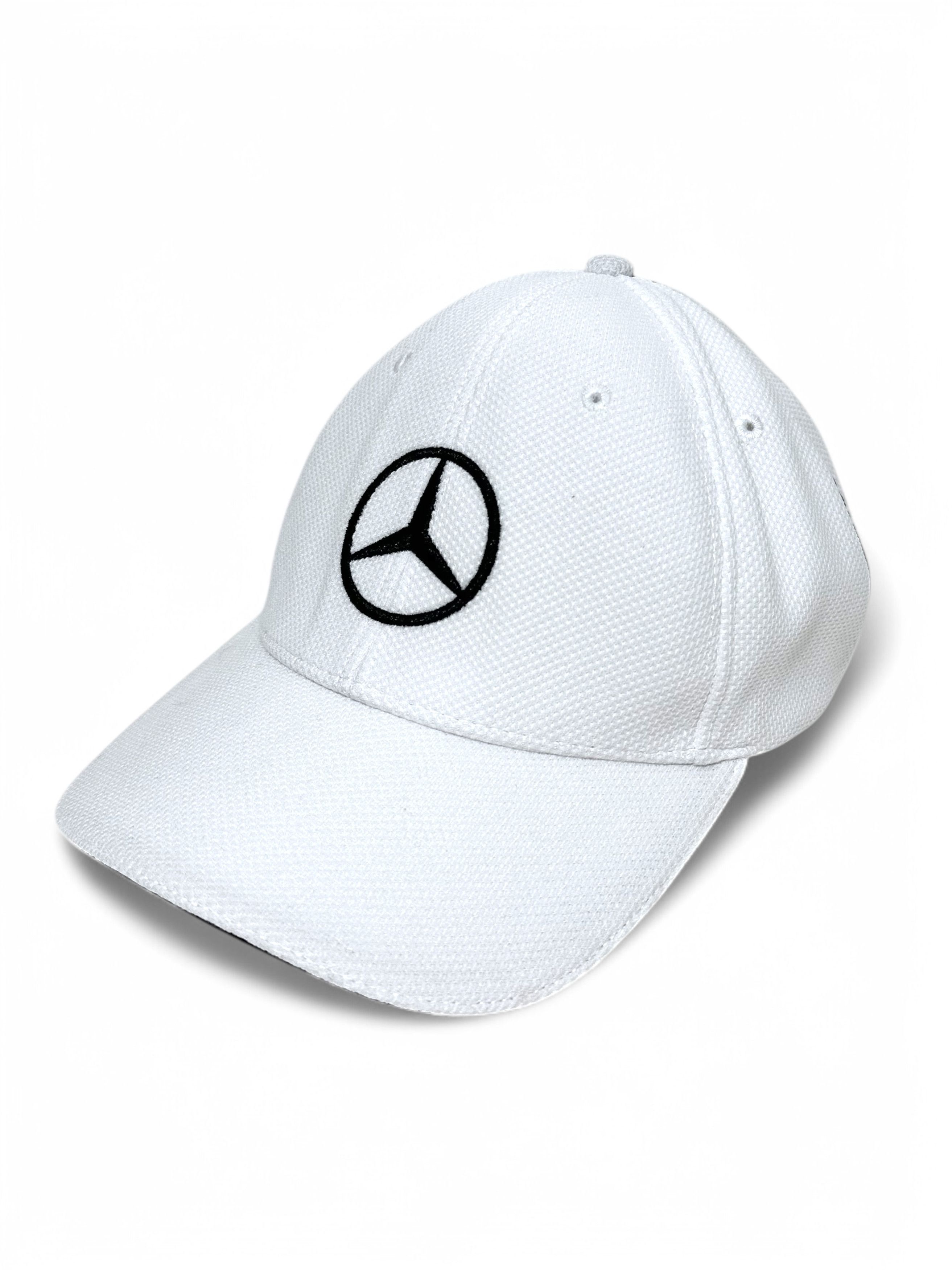 Mercedes-Benz Vintage Mercedes Benz Big Logo Cap Hat Size ONE SIZE - 2 Thumbnail