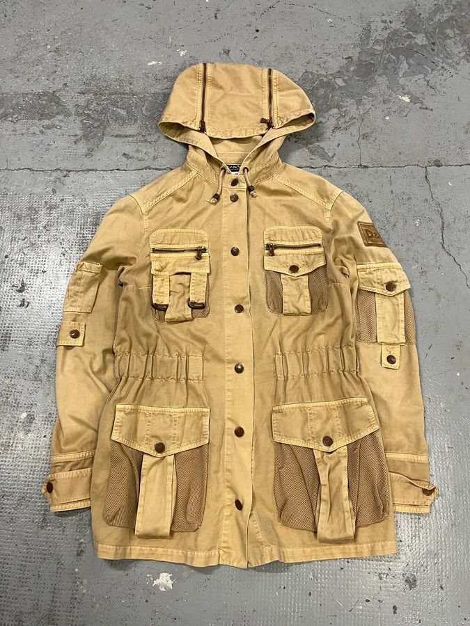 Dolce & Gabbana AW2003 Dolce & Gabbana Multi Pocket Cargo Beige Jacket Size US S / EU 44-46 / 1 - 1 Thumbnail