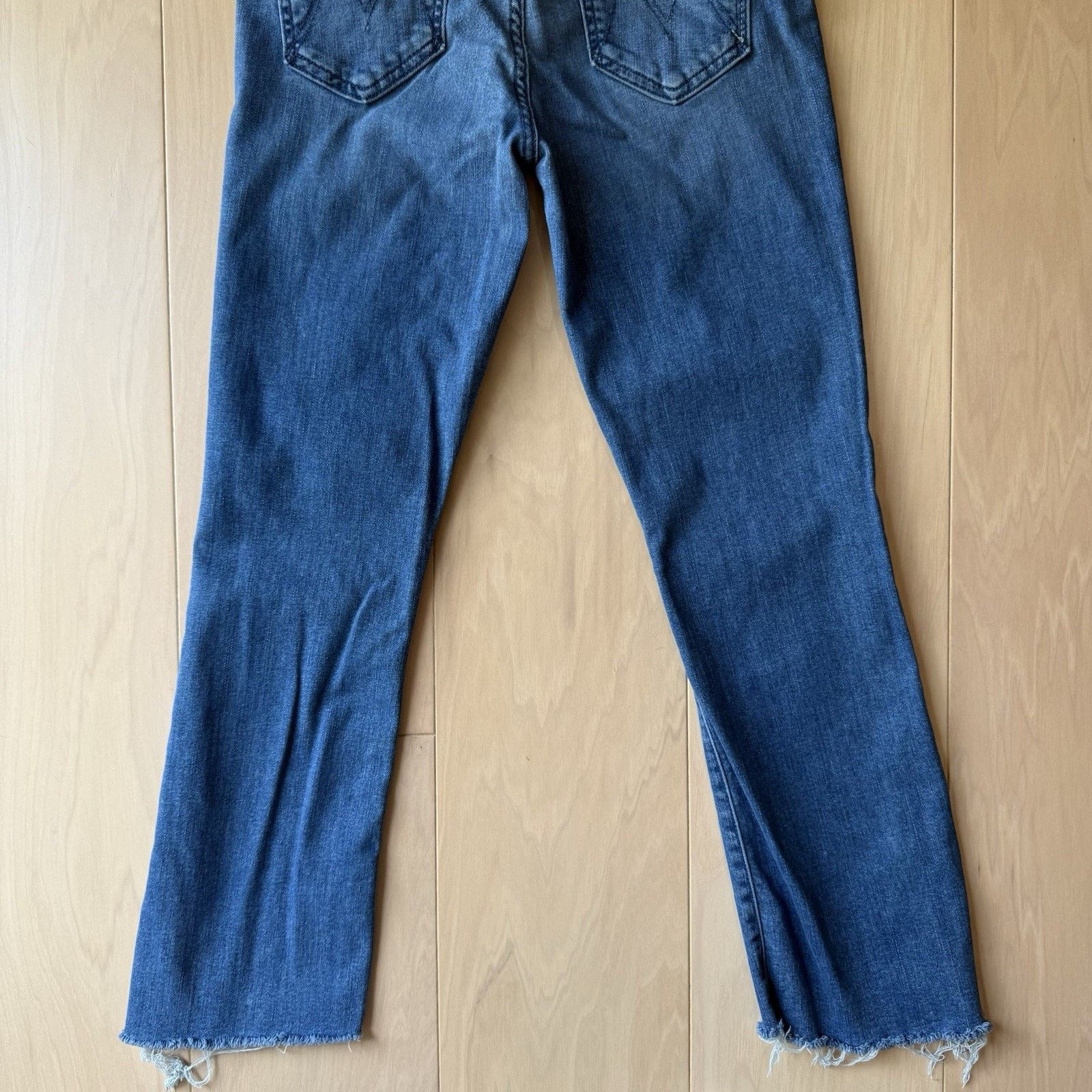 MOTHER Mother Insider Crop Jeans Women's 26 Blue Medium Wash Step Size 26" / US 2 / IT 38 - 8 Thumbnail