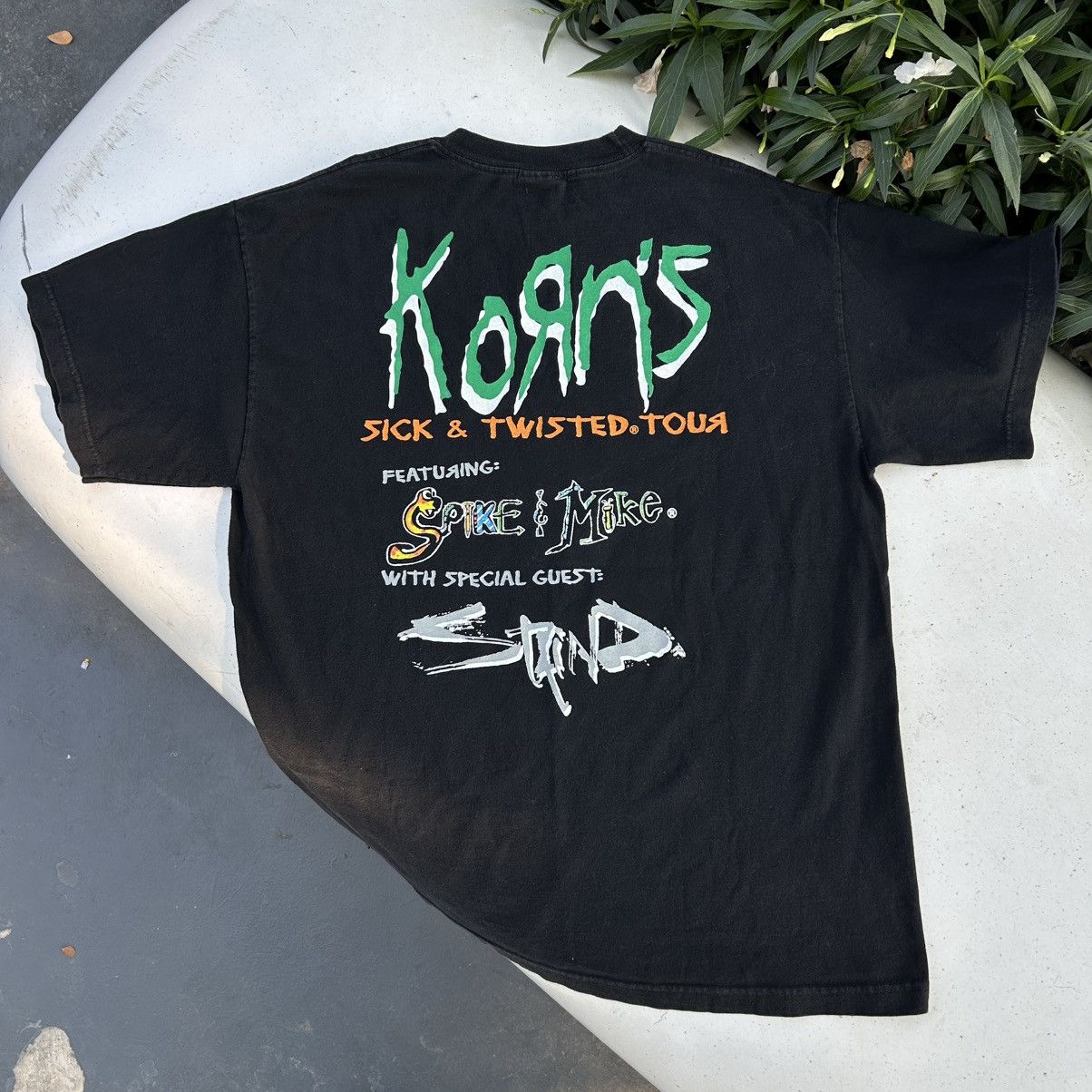 Band Tees Vintage korn 1997 sick & twisted Size US XL / EU 56 / 4 - 2 Thumbnail