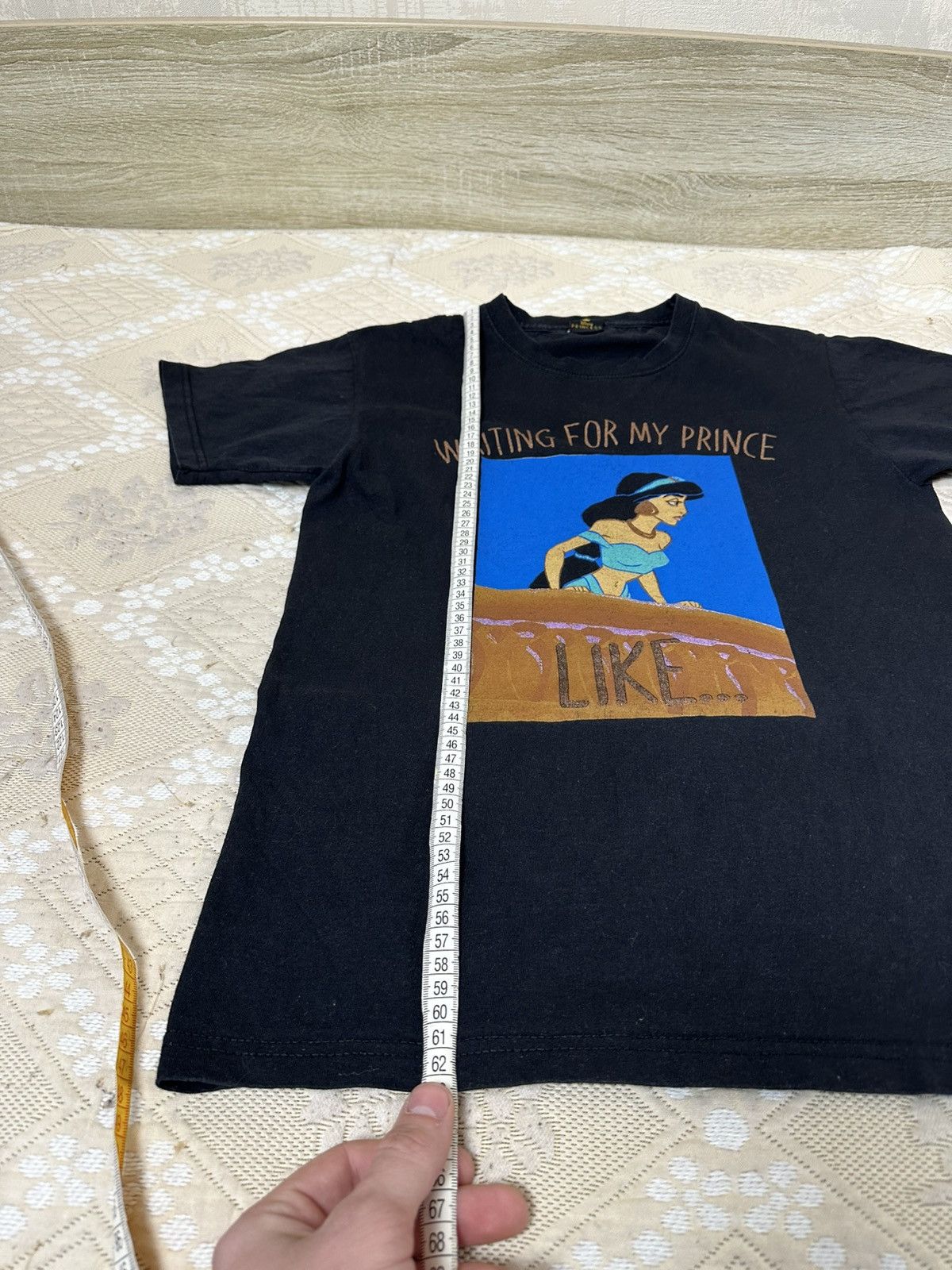 Disney 🔥 2000s Aladdin Princess Jasmine Cartoon Movie T Shirt Rare Size US XS / EU 42 / 0 - 7 Thumbnail