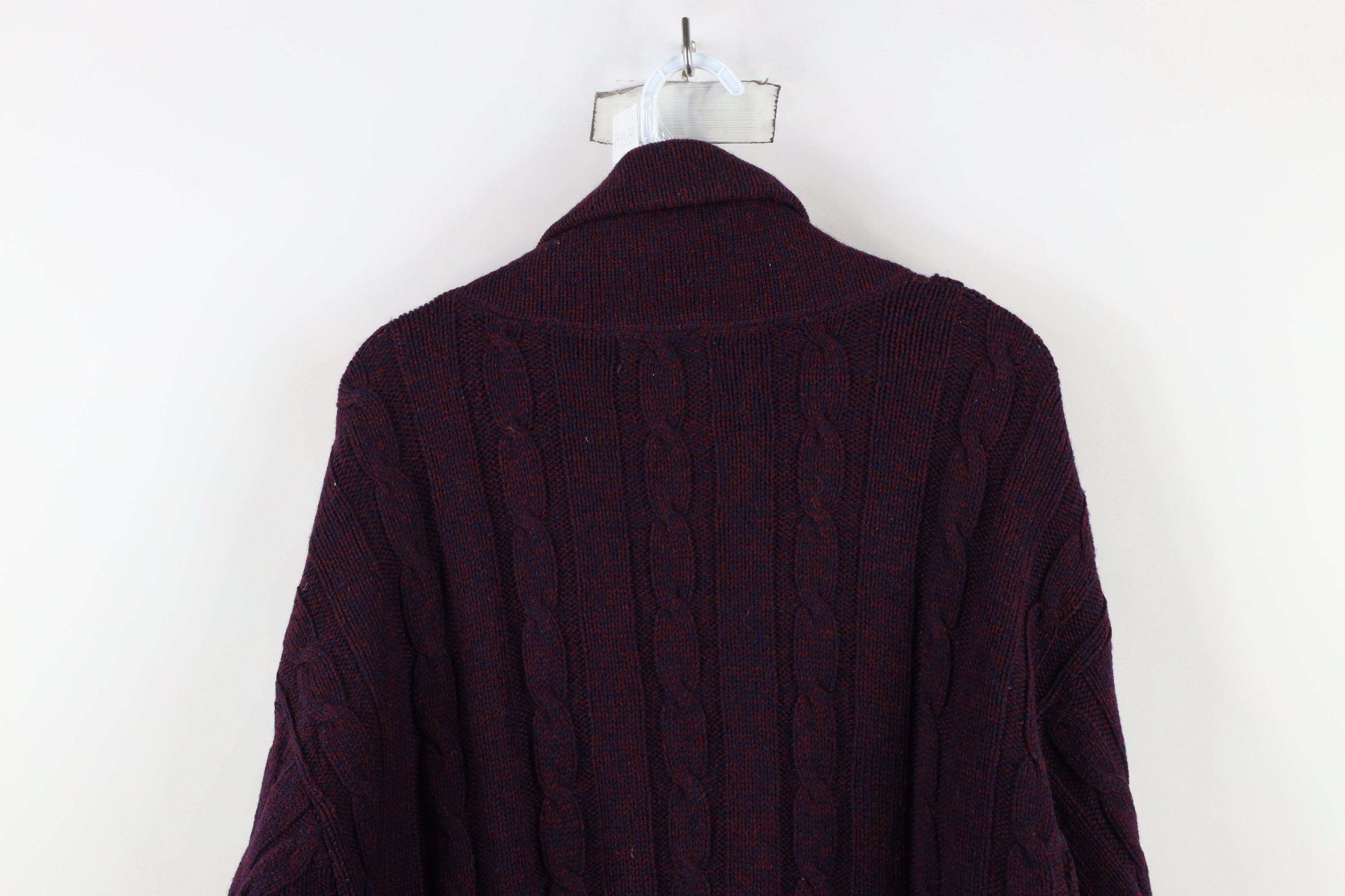 Eddie Bauer × Vintage Vintage 90s Eddie Bauer Knit Shawl Cardigan Sweater USA Size US L / EU 52-54 / 3 - 11 Thumbnail