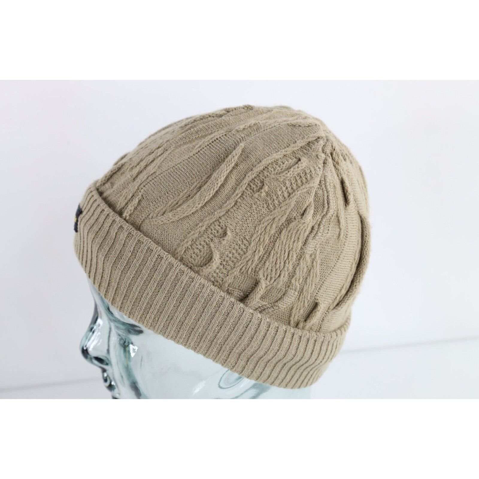 Vintage Vintage 90s Coogi Style Textured Knit Winter Beanie Hat Cap Size ONE SIZE - 3 Thumbnail