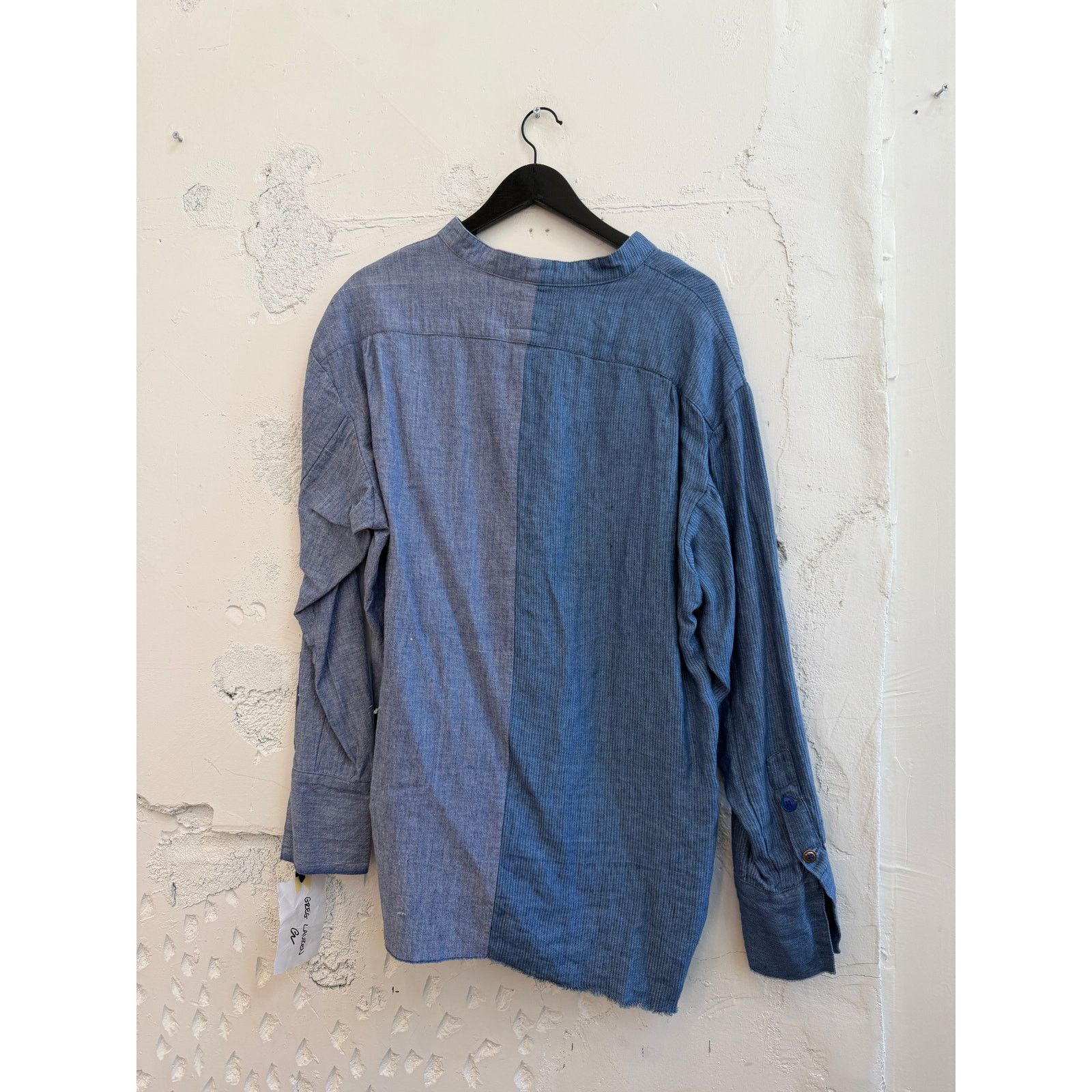 Greg Lauren Greg Lauren SAMPLE Split Linen Studio Shirt Size US XL / EU 56 / 4 - 3 Thumbnail