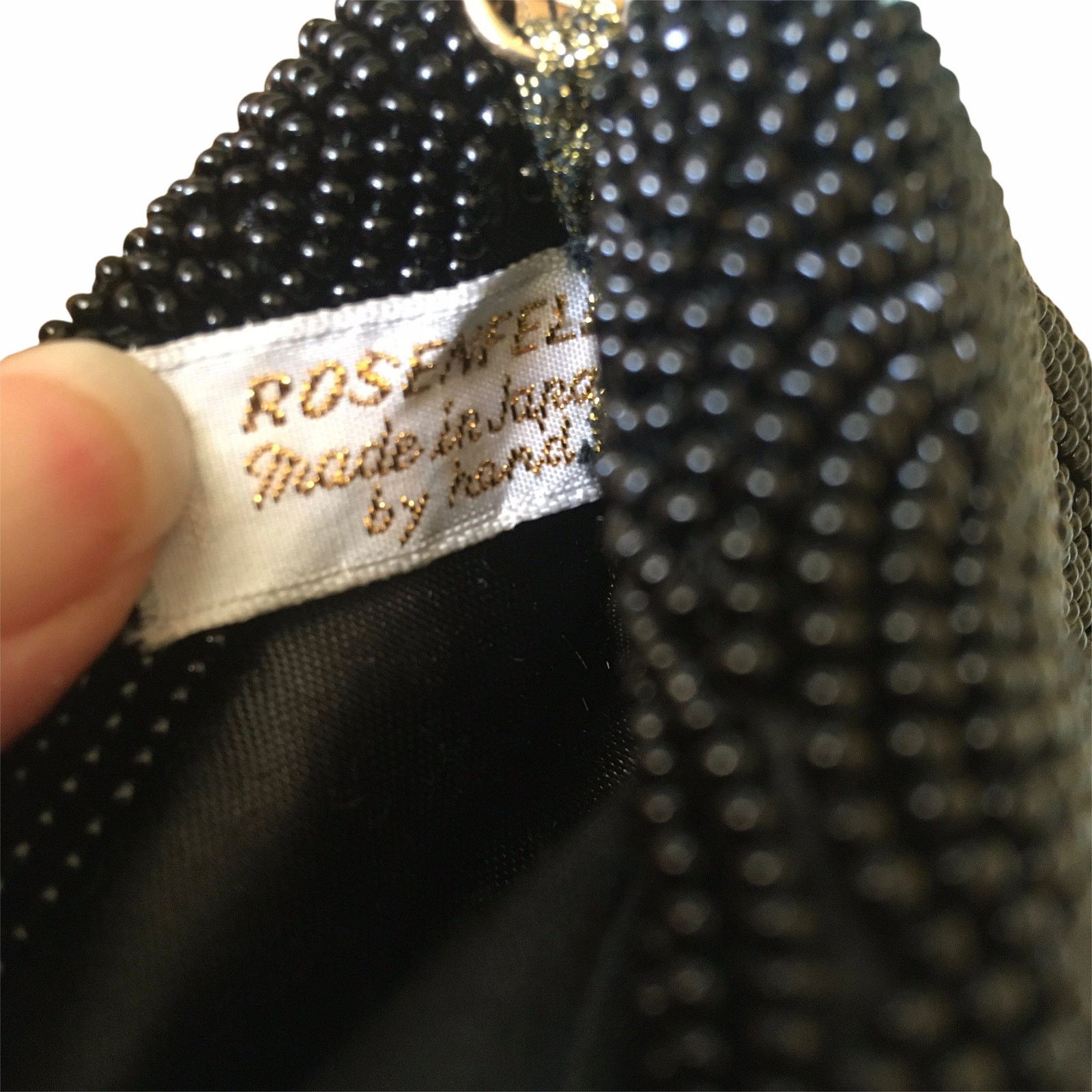 Vintage Harry Rosenfeld 1940s Beaded Triple Entry Evening Bag Purse Size ONE SIZE - 4 Thumbnail