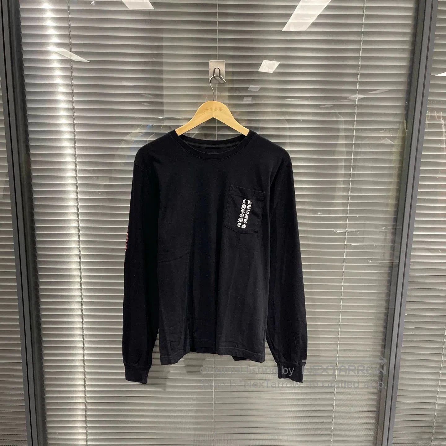 Chrome Hearts Black Long Sleeve Shirt with Chest Pocket. Size US L / EU 52-54 / 3 - 1 Thumbnail