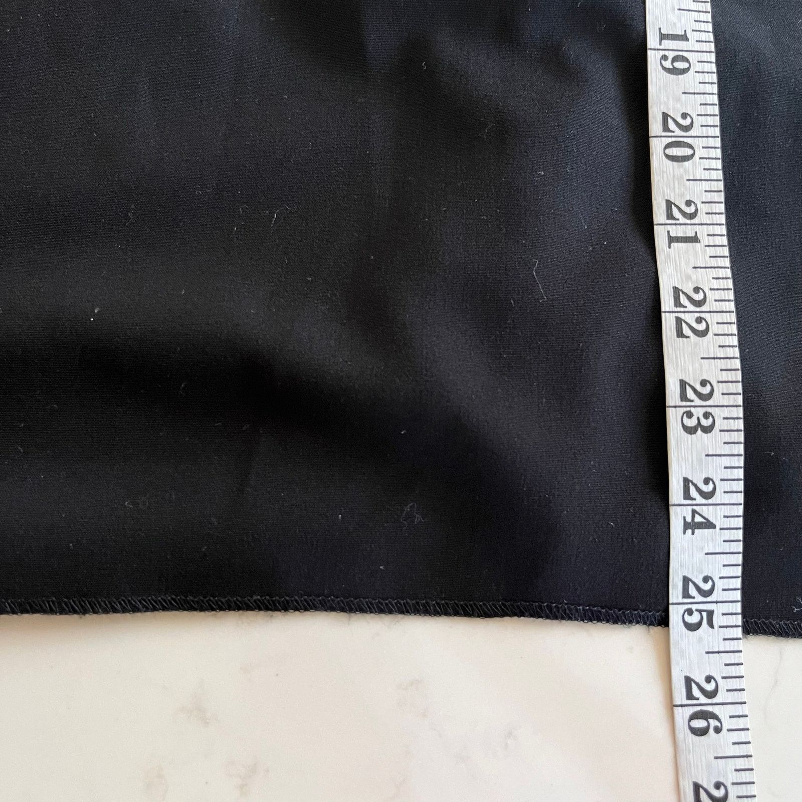 Calvin Klein Calvin Klein Black White Knee Length Pencil Skirt Size 38" / US 16 / IT 52 - 8 Thumbnail