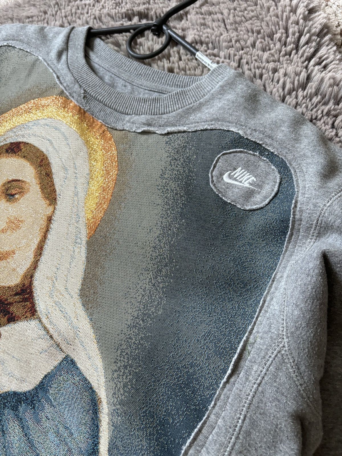 Nike × Vintage Nike Reworked Junya Watanabe style Religion Sweatshirt Size US XL / EU 56 / 4 - 4 Thumbnail