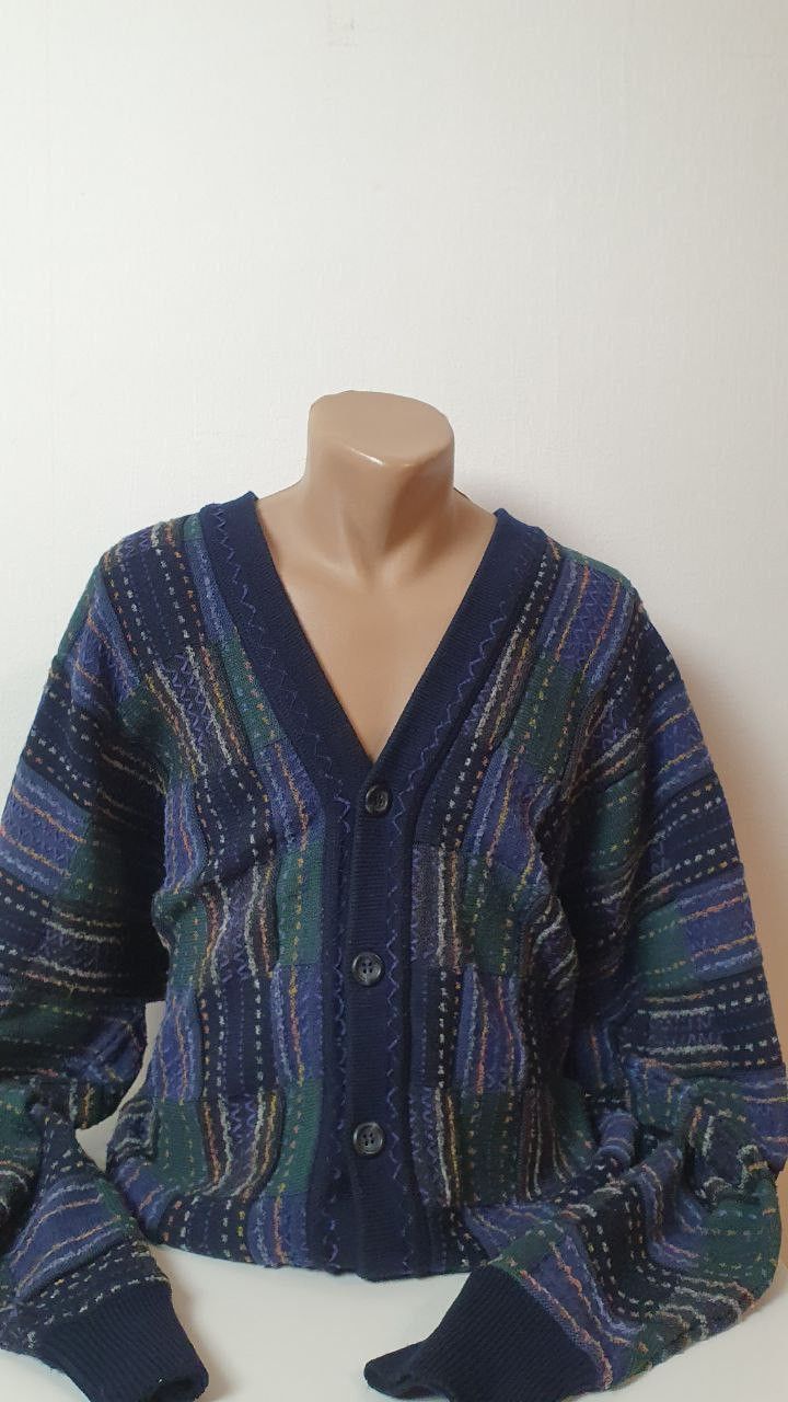 Carlo Colucci Vintage Sweater Carlo Colucci Cosby Retro 90s Pullover Size US XXL / EU 58 / 5 - 6 Thumbnail