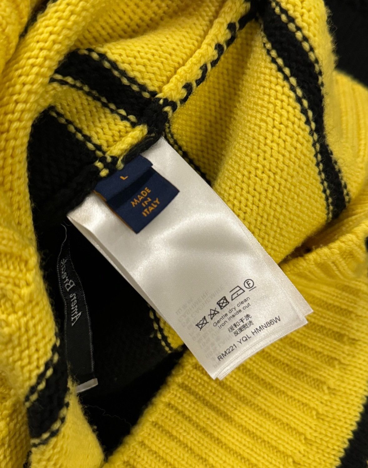 Louis Vuitton Intarsia Knit Hockey Sweater Size US L / EU 52-54 / 3 - 4 Thumbnail