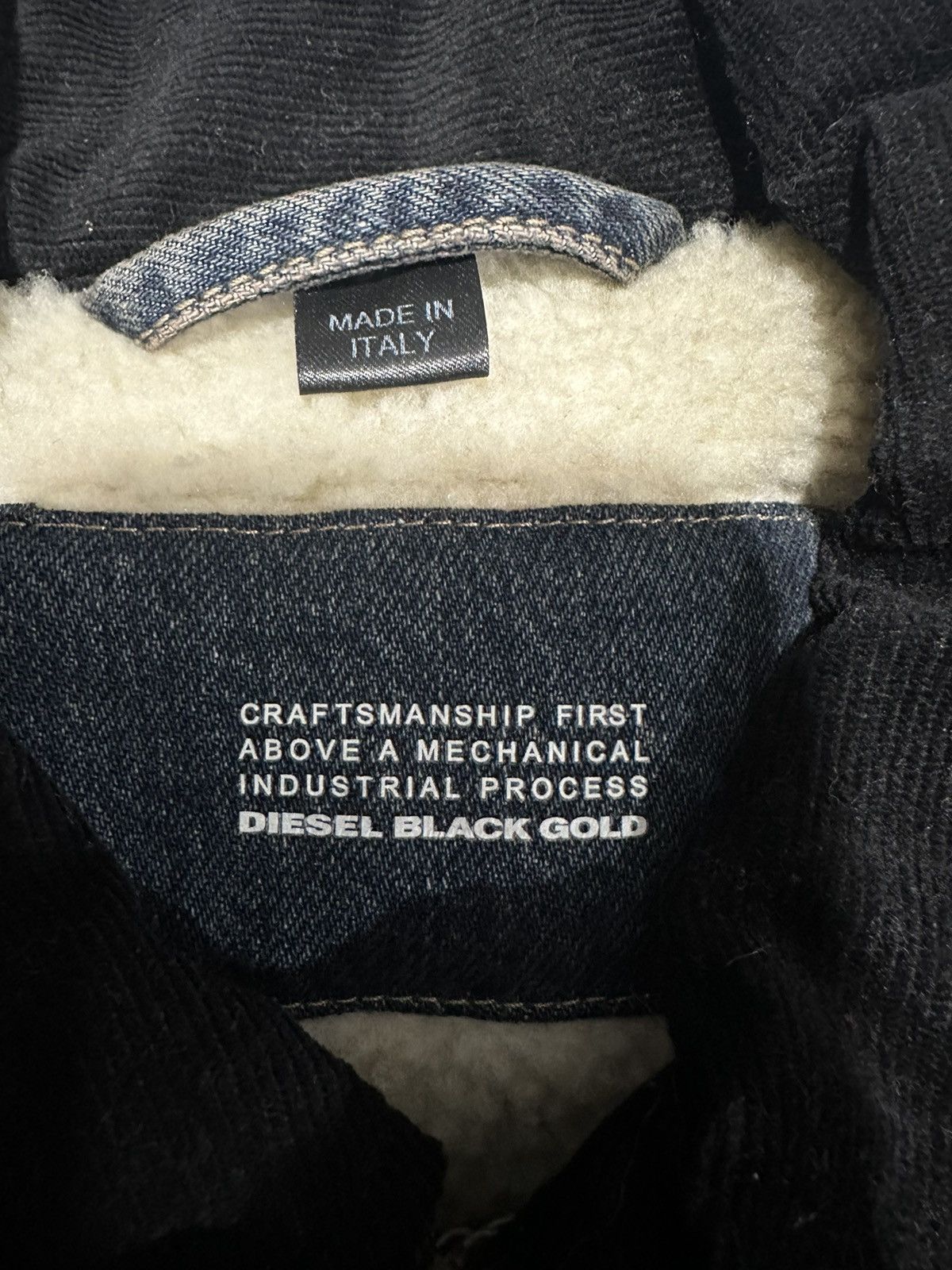 Diesel Black Gold Diesel Black Gold Mojave Denim Jacket with Sherling Lining Size US M / EU 48-50 / 2 - 3 Thumbnail