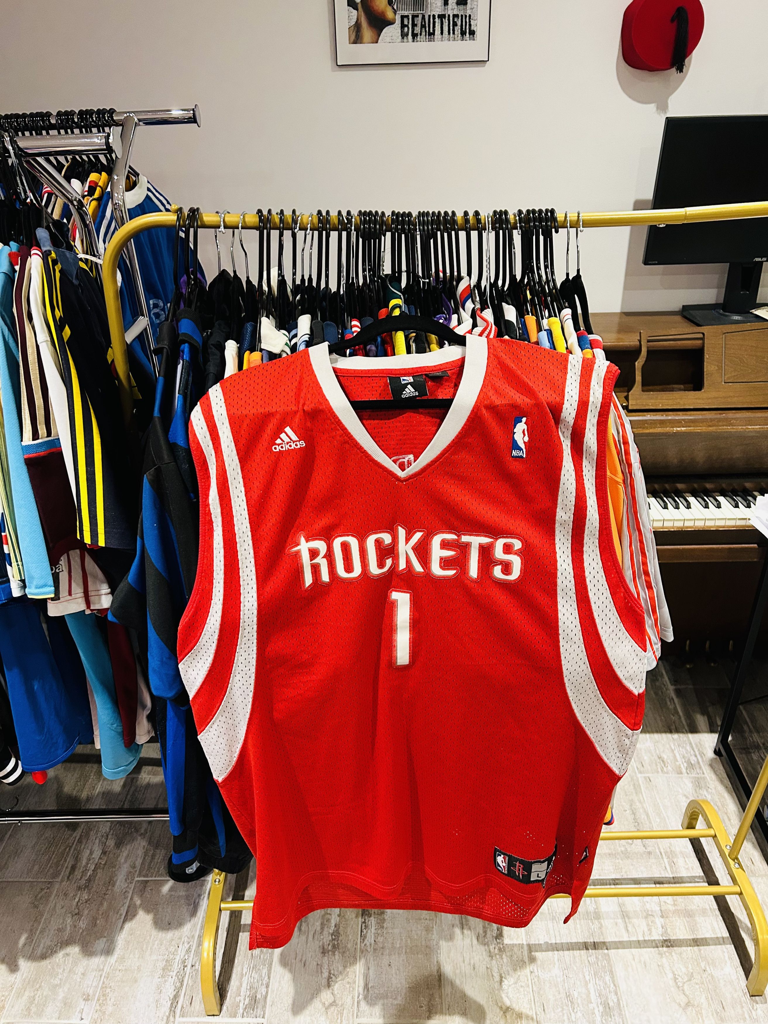 Adidas Rockets Mc Grady jersey Size US L / EU 52-54 / 3 - 1 Thumbnail