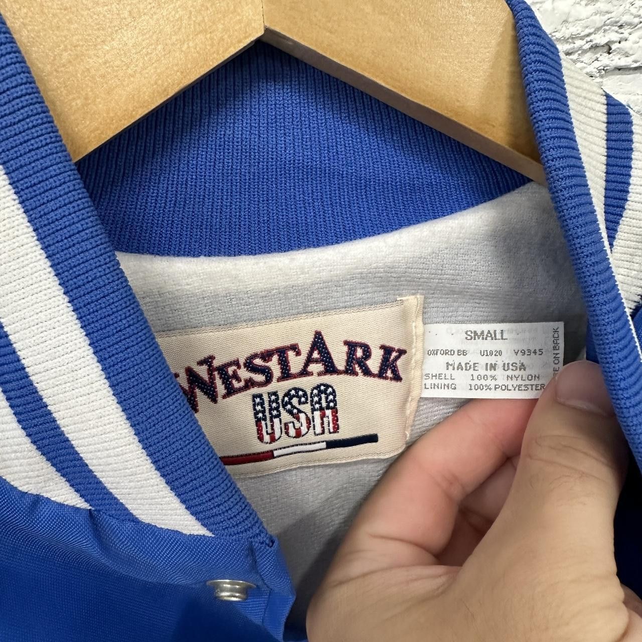 Vintage Vintage West Ark USA Expos MLB Snap Bomber Jacket Small Size US S / EU 44-46 / 1 - 4 Thumbnail
