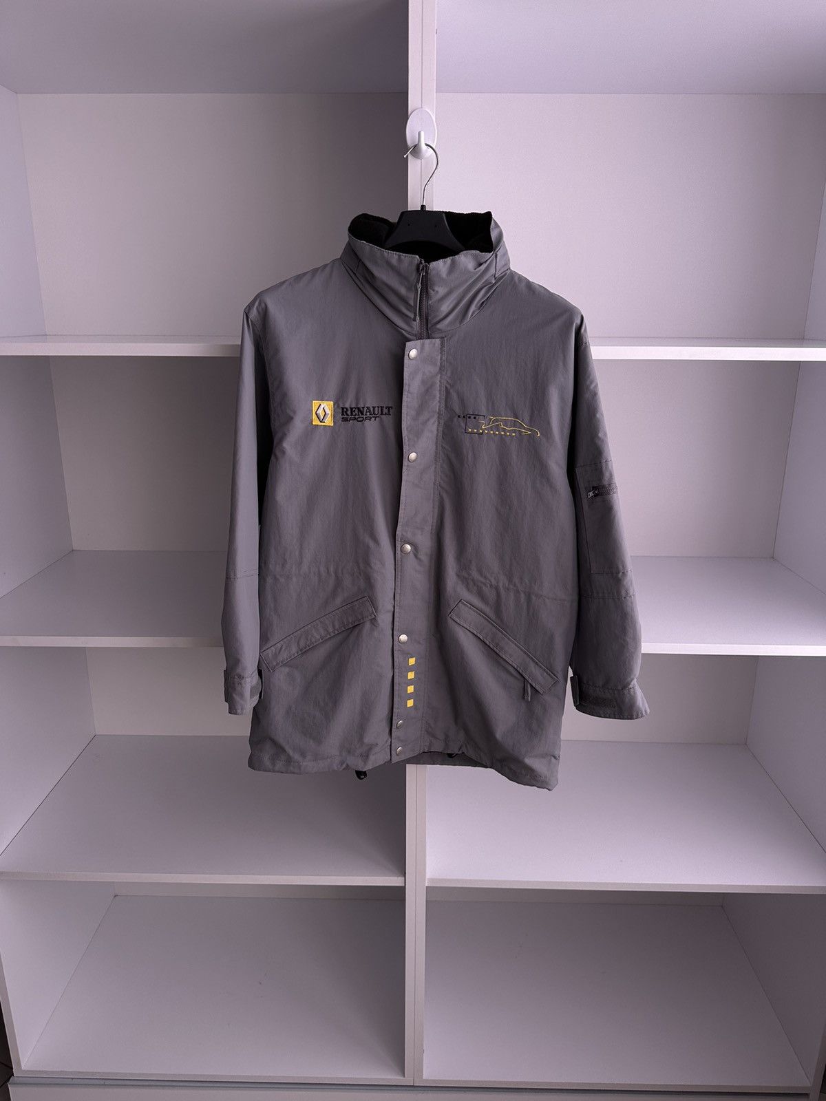 Vintage Vintage Renault Sport 3 in 1 Racing F1 Grey Jacket Size US S / EU 44-46 / 1 - 1 Thumbnail