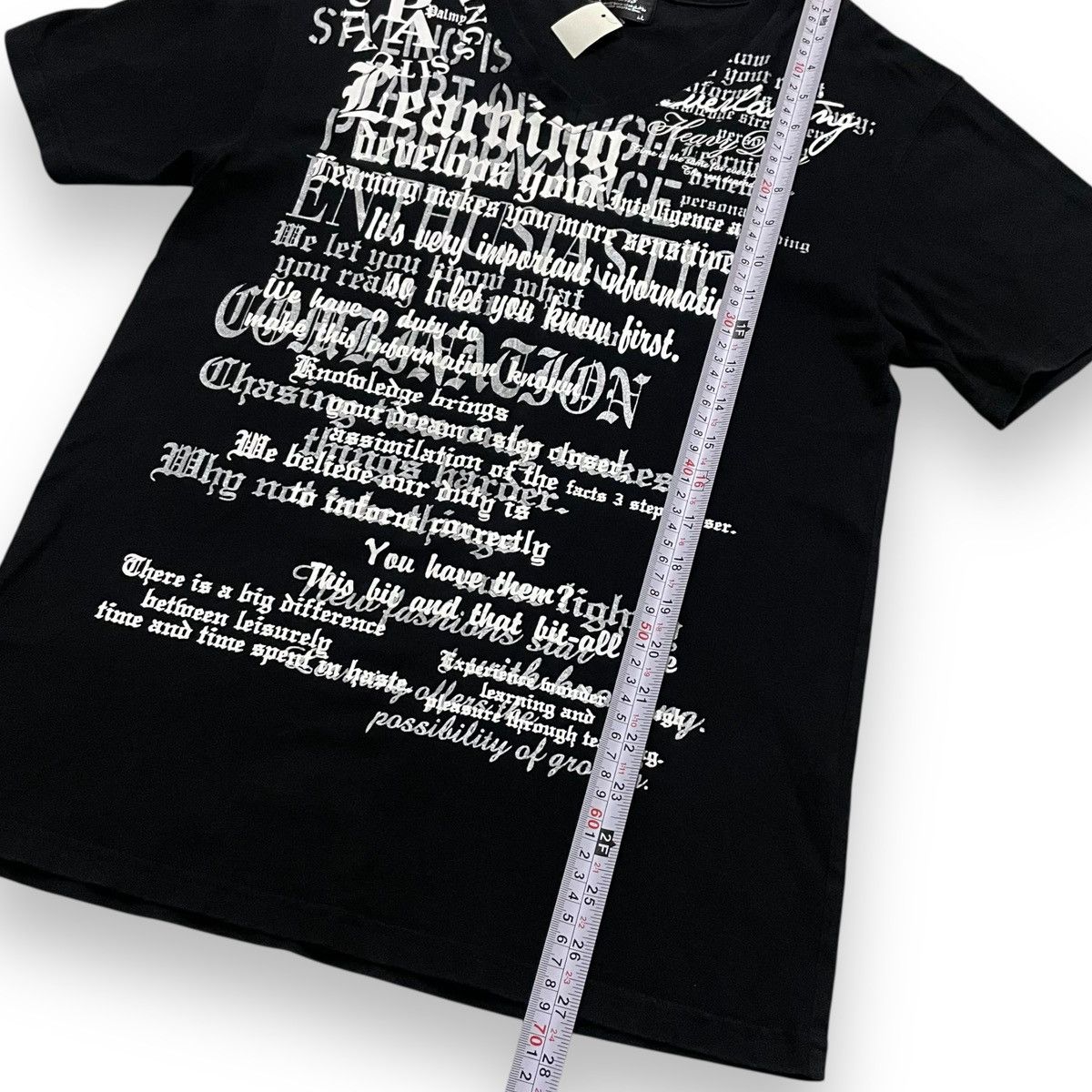 If Six Was Nine Original Tshirt Y2K Cottins Poem Design LGB Size US S / EU 44-46 / 1 - 6 Thumbnail