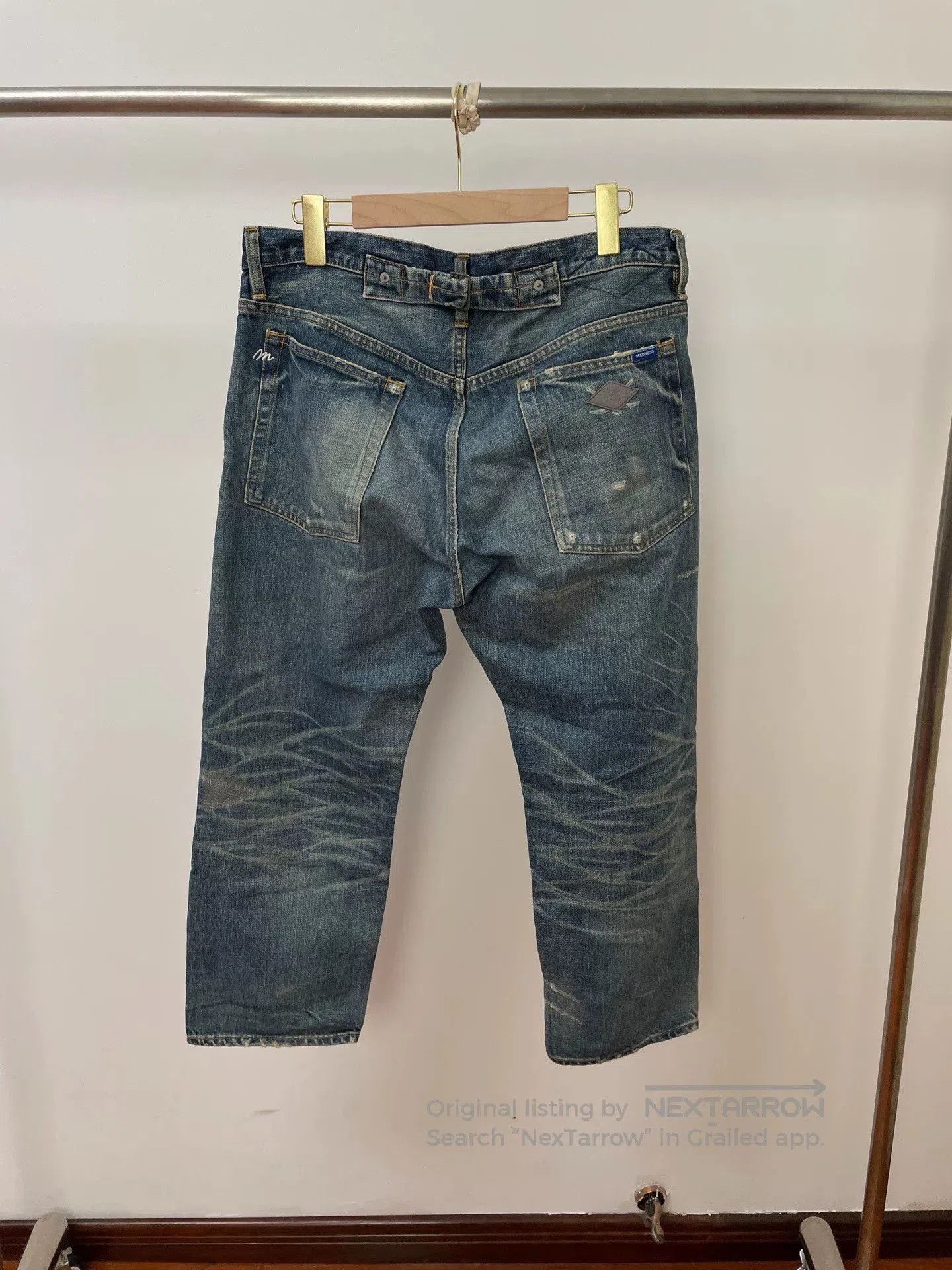 Madness Madness 17FW Oil Washed Distressed Jeans. Size US 34 / EU 50 - 2 Thumbnail