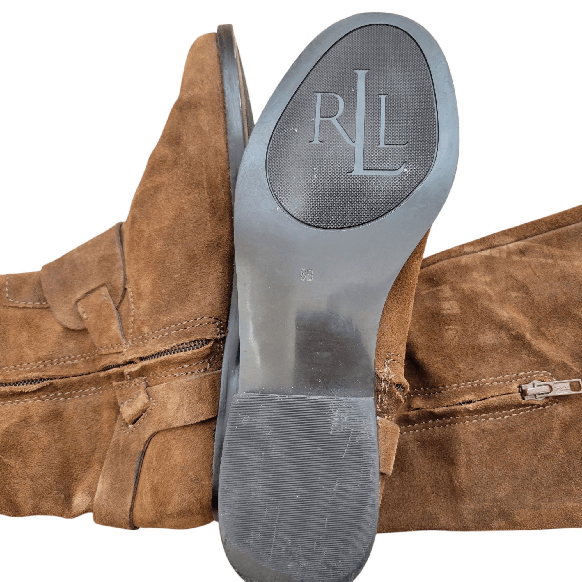 Polo Ralph Lauren Lauren Ralph Lauren Jeannette Over the Knee Riding Boot 6B Size US 6 / IT 36 - 5 Thumbnail