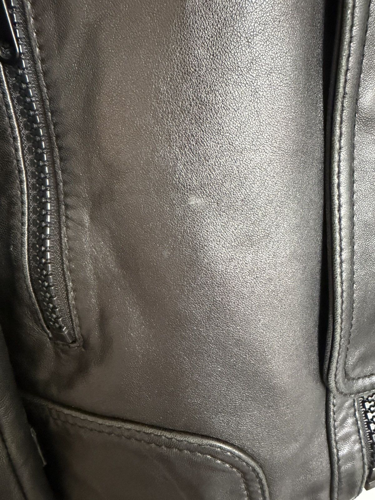 Hedi Slimane Stud Homme L-Zip Leather Jacket Size US M / EU 48-50 / 2 - 14 Thumbnail