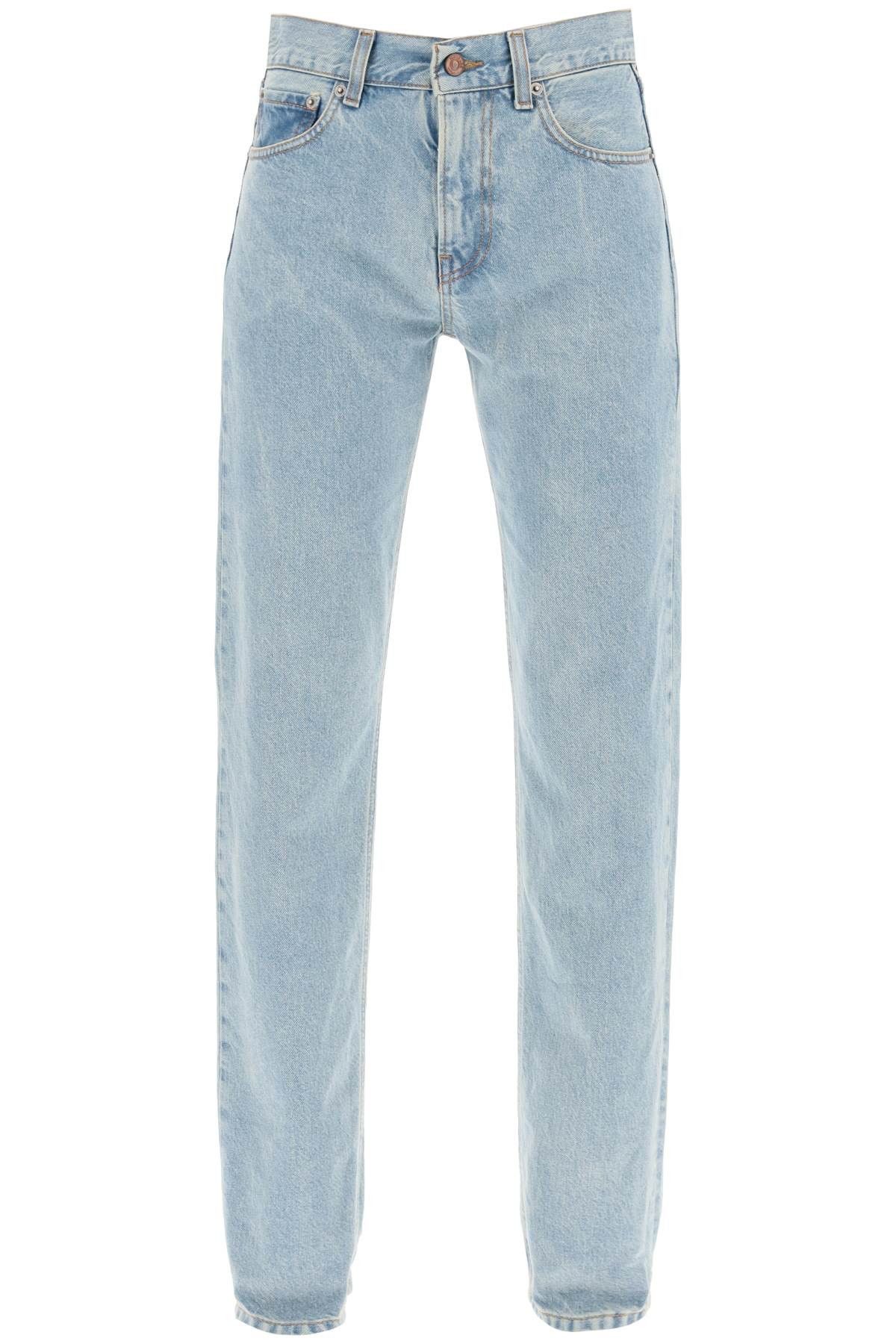 image of Haikure Cleo Straight Leg Jeans in Bleach Blue, Women's (Size 27)