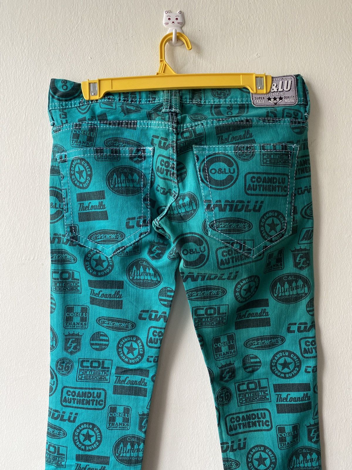 Hysteric Glamour × Japanese Brand Japanese Brand Co & Lu Fullprint Design Denim Size US 30 / EU 46 - 8 Thumbnail