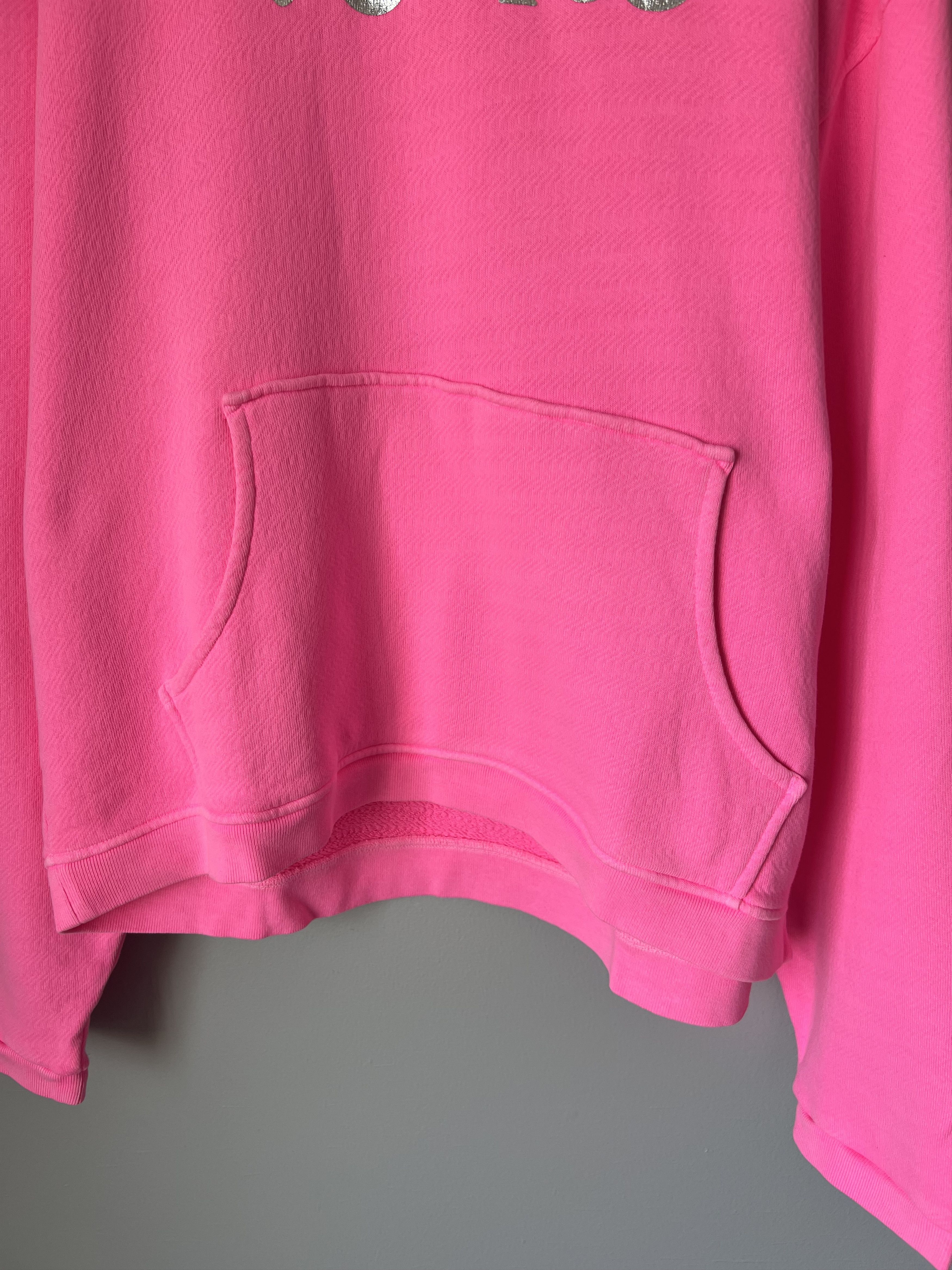 ERL ERL Venice Silver Printed Hoodie in Pink Size US XXL / EU 58 / 5 - 3 Thumbnail