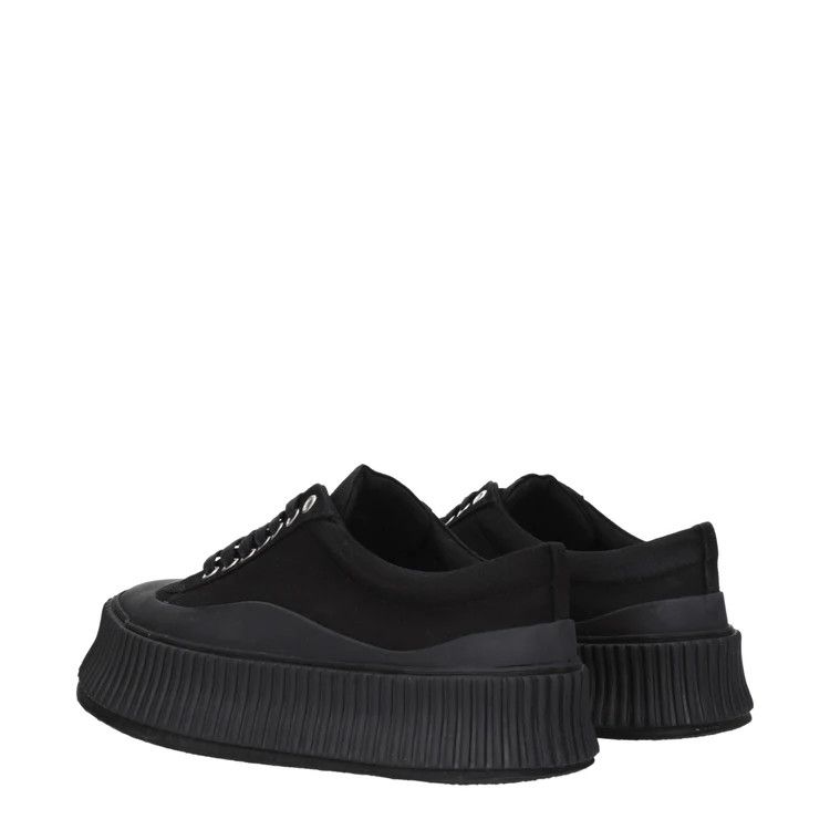 Jil Sander ob1o1e1124 Fabric Sneakers in Black Size US 8 / IT 38 - 4 Thumbnail