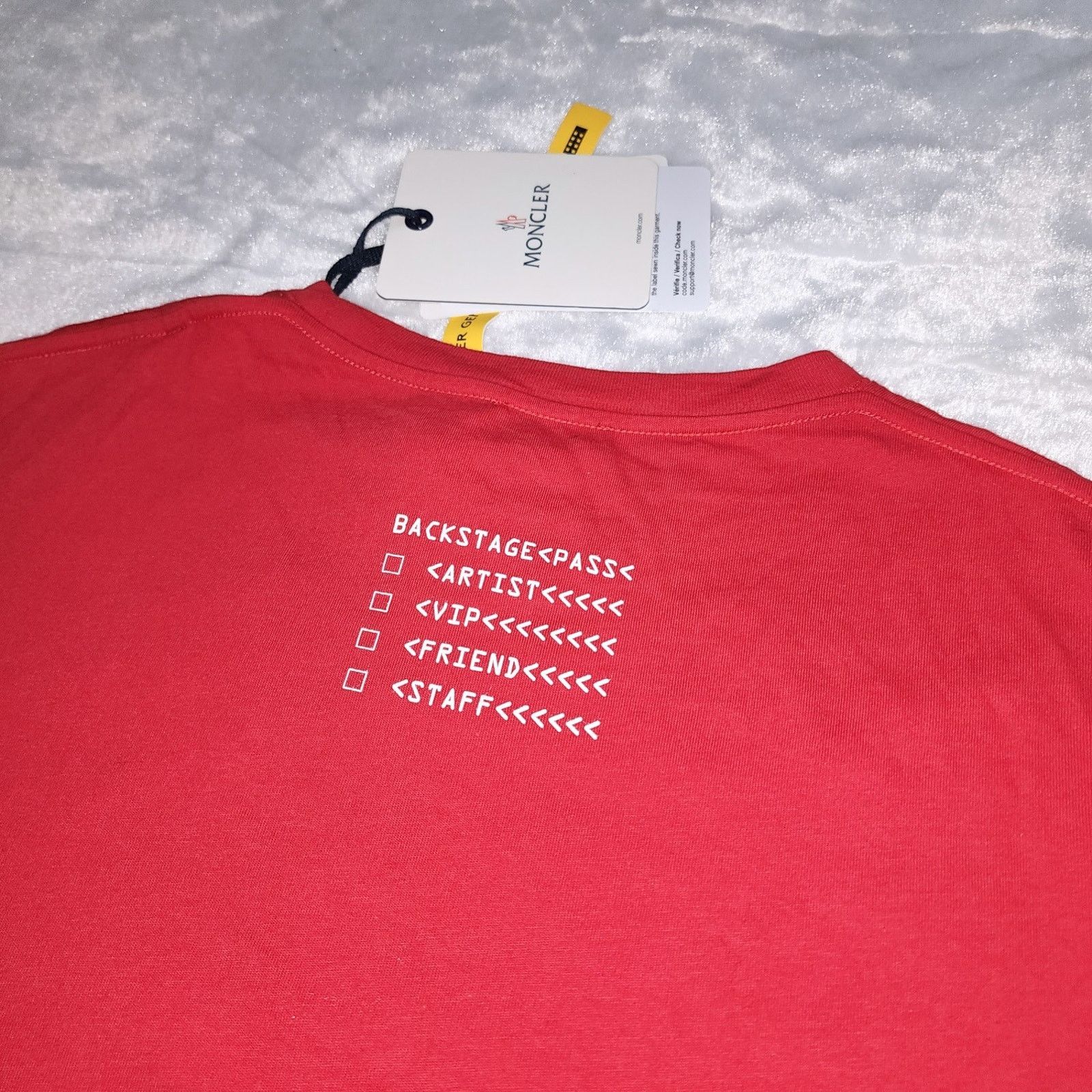 Moncler Genius 7 Moncler x Fragment World Tour 2019 T-shirt