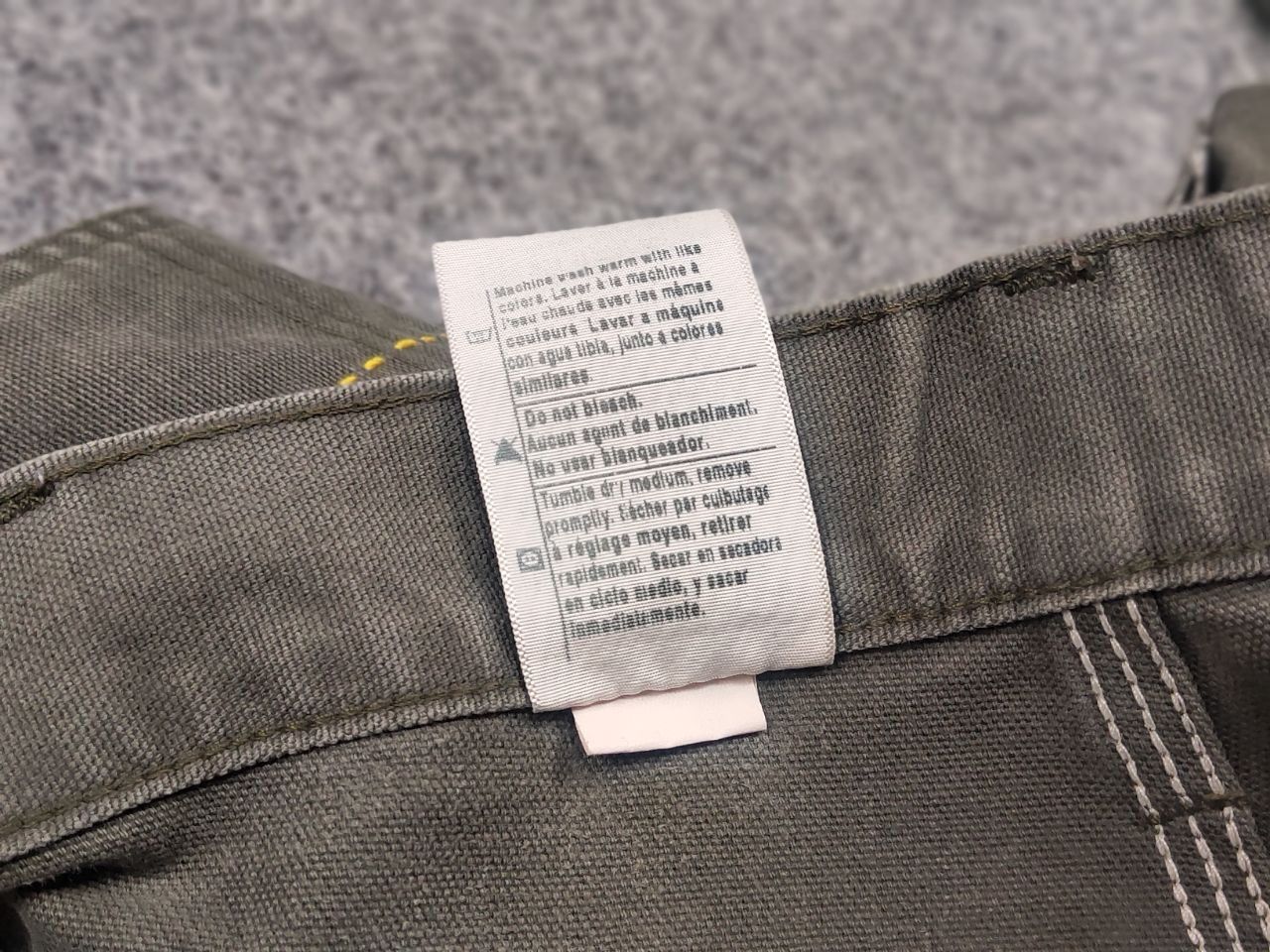 Carhartt Rare Vintage Carhartt Logo Relaxed Carpenter Canvas Pants Size US 36 / EU 52 - 22 Thumbnail