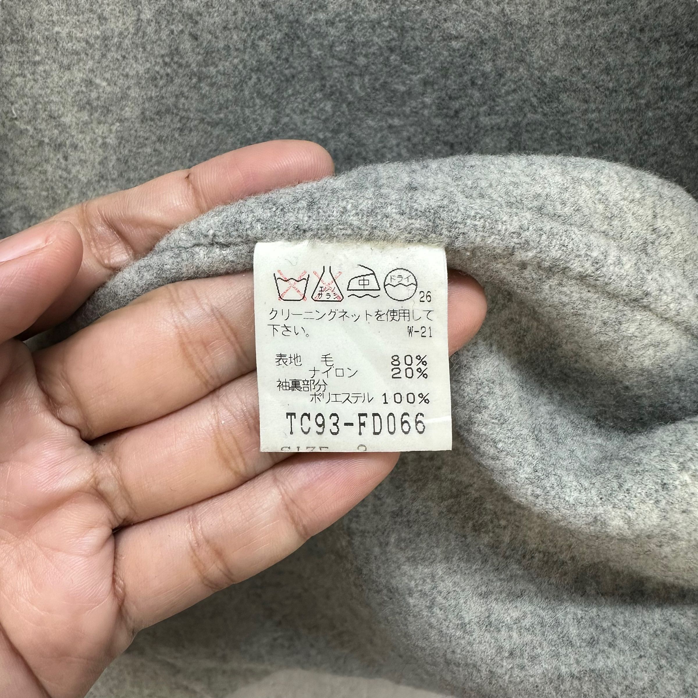 Issey Miyake TSUMORI CHISATO SNAP BUTTON WOOL SHIRT #7871-186 Size S / US 4 / IT 40 - 8 Thumbnail