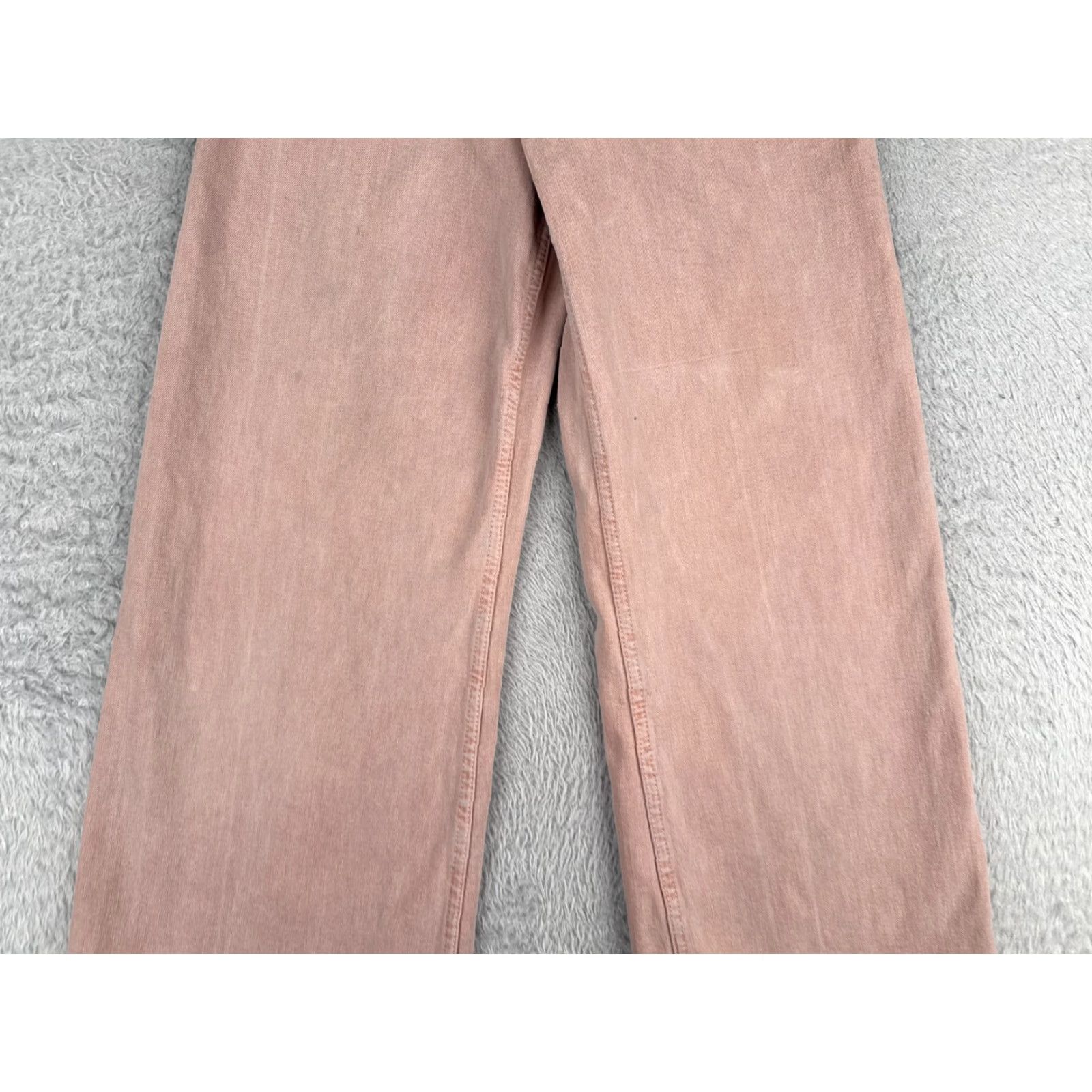 Zara Zara Jeans Women Pink Denim Wide Leg High Rise 2 24x28 Regular Cotton Blend 90s Womens Size 26" / US 2 / IT 38 - 3 Thumbnail