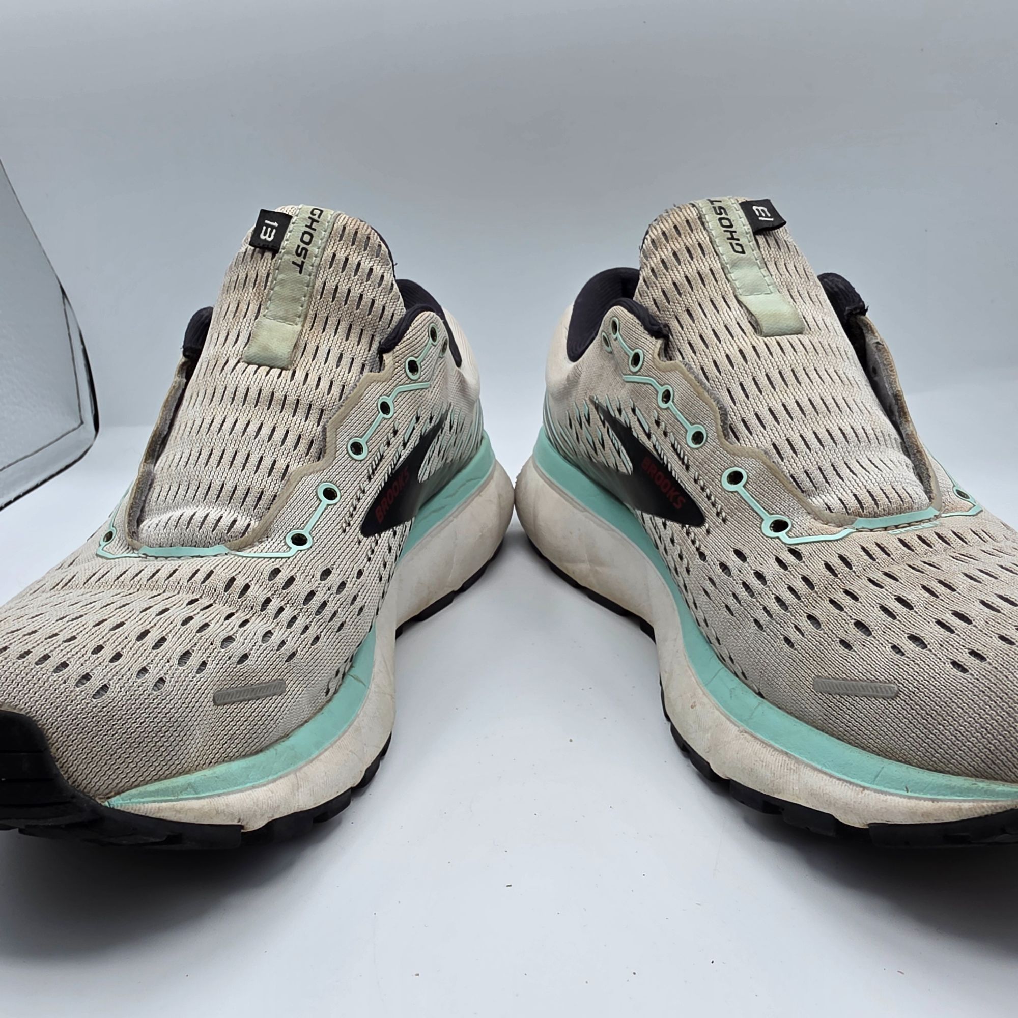 Brooks Brooks Ghost 13 Womens Size 7.5 B Gray Teal Running Walking Size US 7.5 / IT 37.5 - 3 Thumbnail