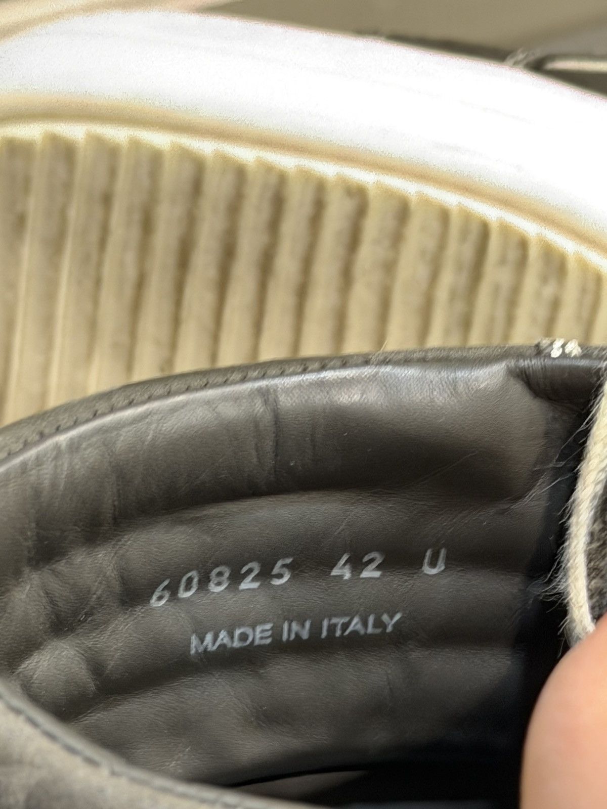 Rick Owens FW25 Nubuck Leather Vintage High Sneakers 42 Size US 10 / EU 43 - 10 Thumbnail
