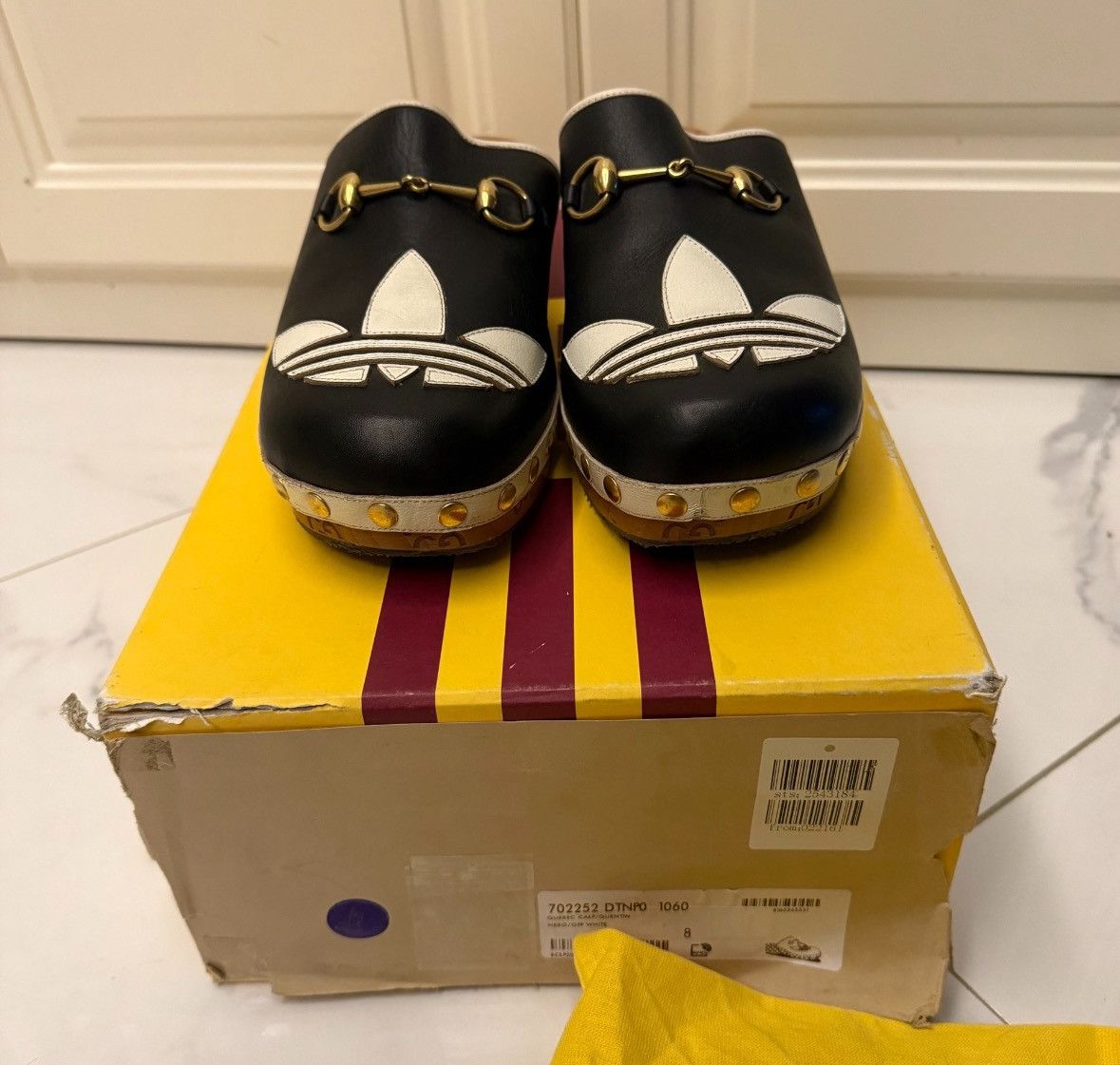 Gucci Guicci Joint printed clogs slippers Size US 8 / EU 41 - 3 Thumbnail