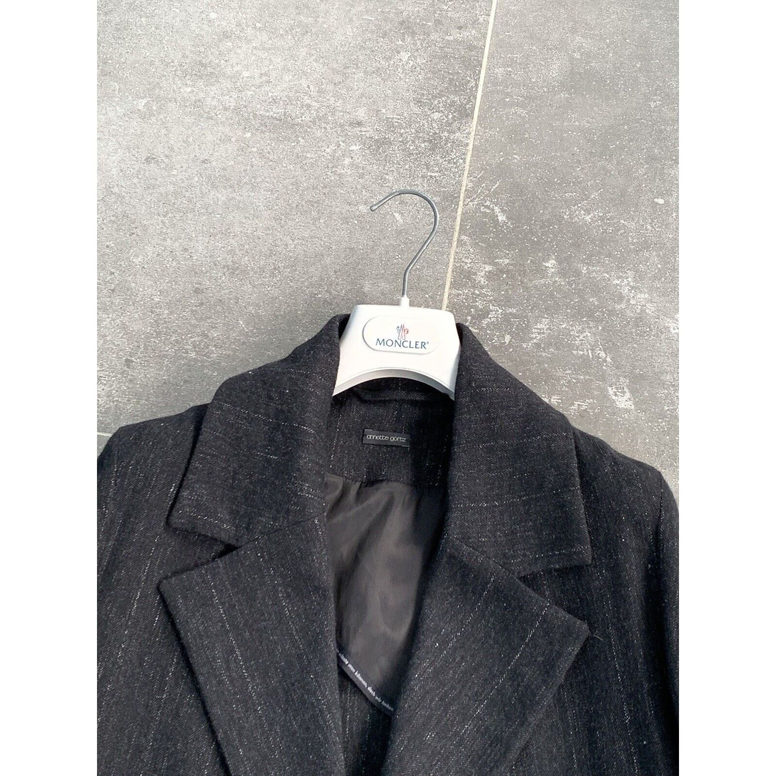 Annette Gortz × Designer Women's ANNETTE GORTZ LINEN Trench Coat Jacket EU 38 UK 10 Size M / US 6-8 / IT 42-44 - 4 Thumbnail