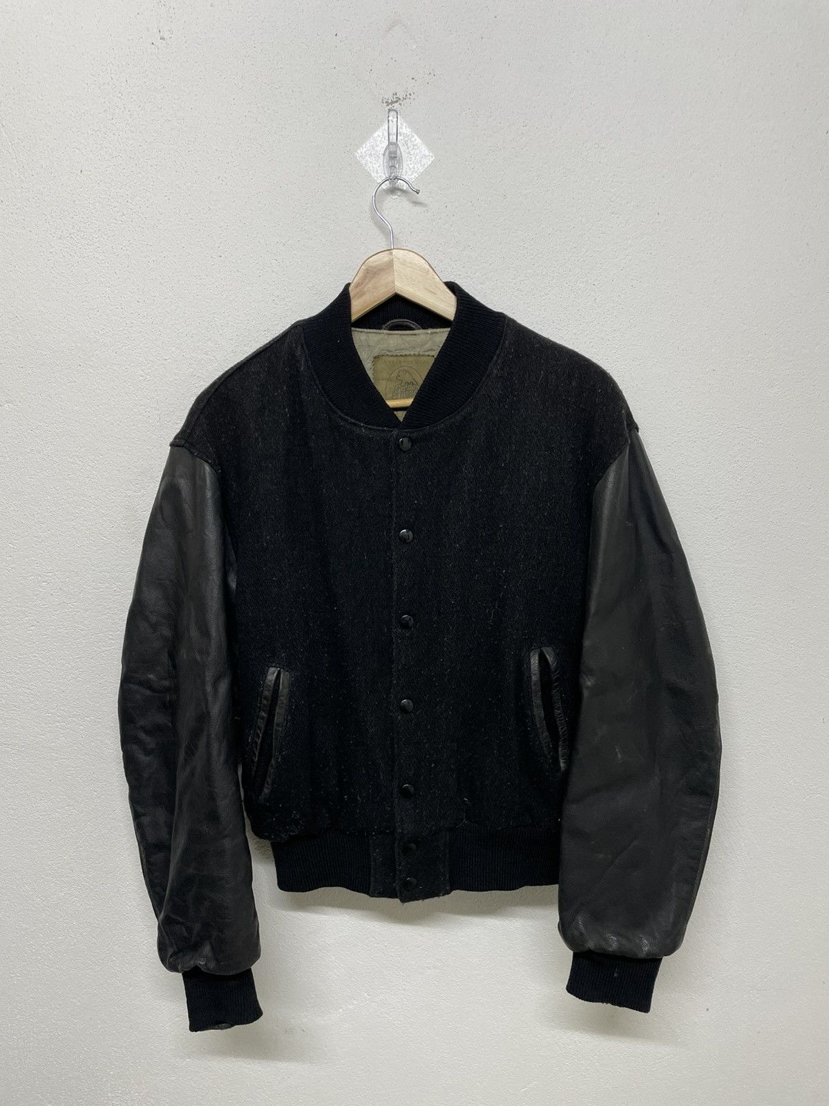 Golden Bear Vintage Golden Bear 80s Leather Varsity Jacket Size US M / EU 48-50 / 2 - 1 Thumbnail
