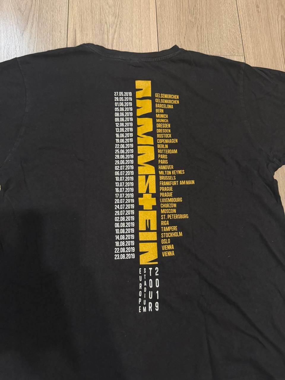 Other Rammstein Shirt Europe Stadium Tour 2019 Metal Band men Sz L Size US L / EU 52-54 / 3 - 7 Thumbnail