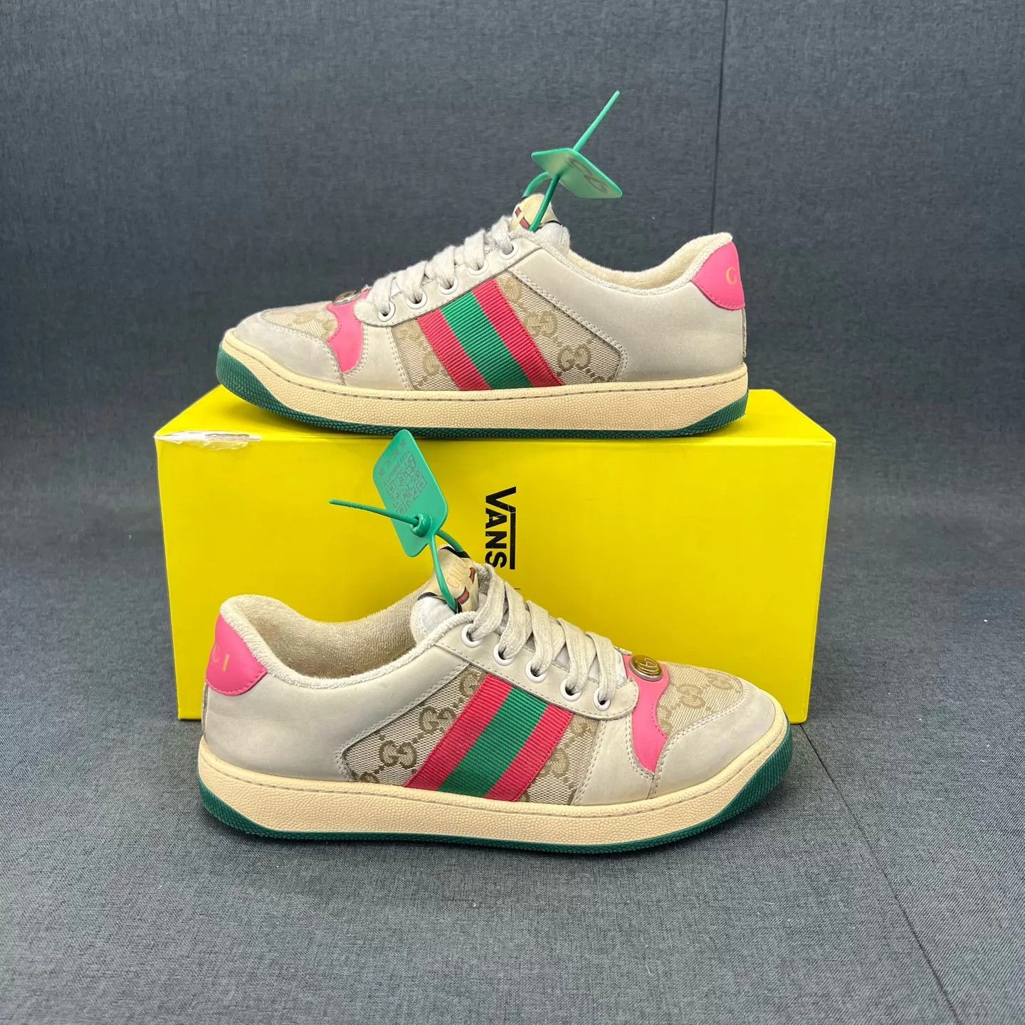 Gucci Gucci Rhyton Umber Pink 36 Size US 5.5 / IT 35.5 - 2 Thumbnail