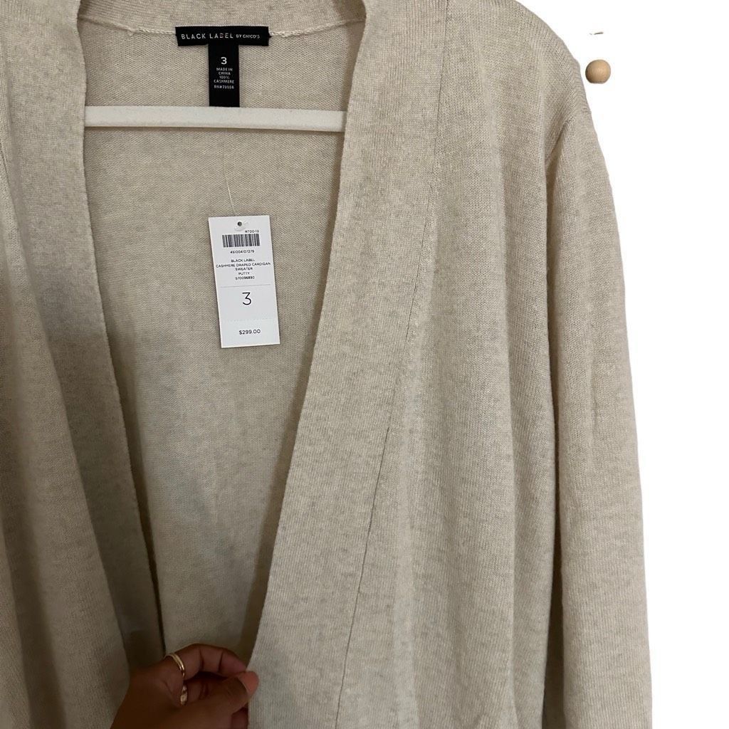 Chicos NWT Chicos Cashmere Cardigan Size S / US 4 / IT 40 - 10 Thumbnail