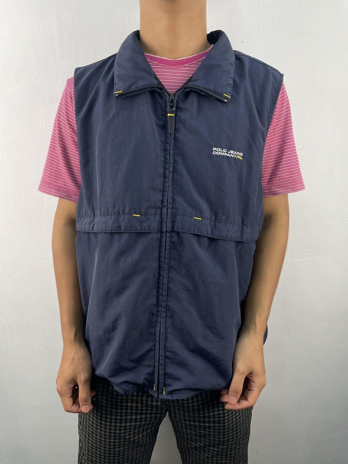 Polo Ralph Lauren Vintage Polo Jeans Ralph Lauren Vest Hooded Jacket Size US L / EU 52-54 / 3 - 1 Thumbnail