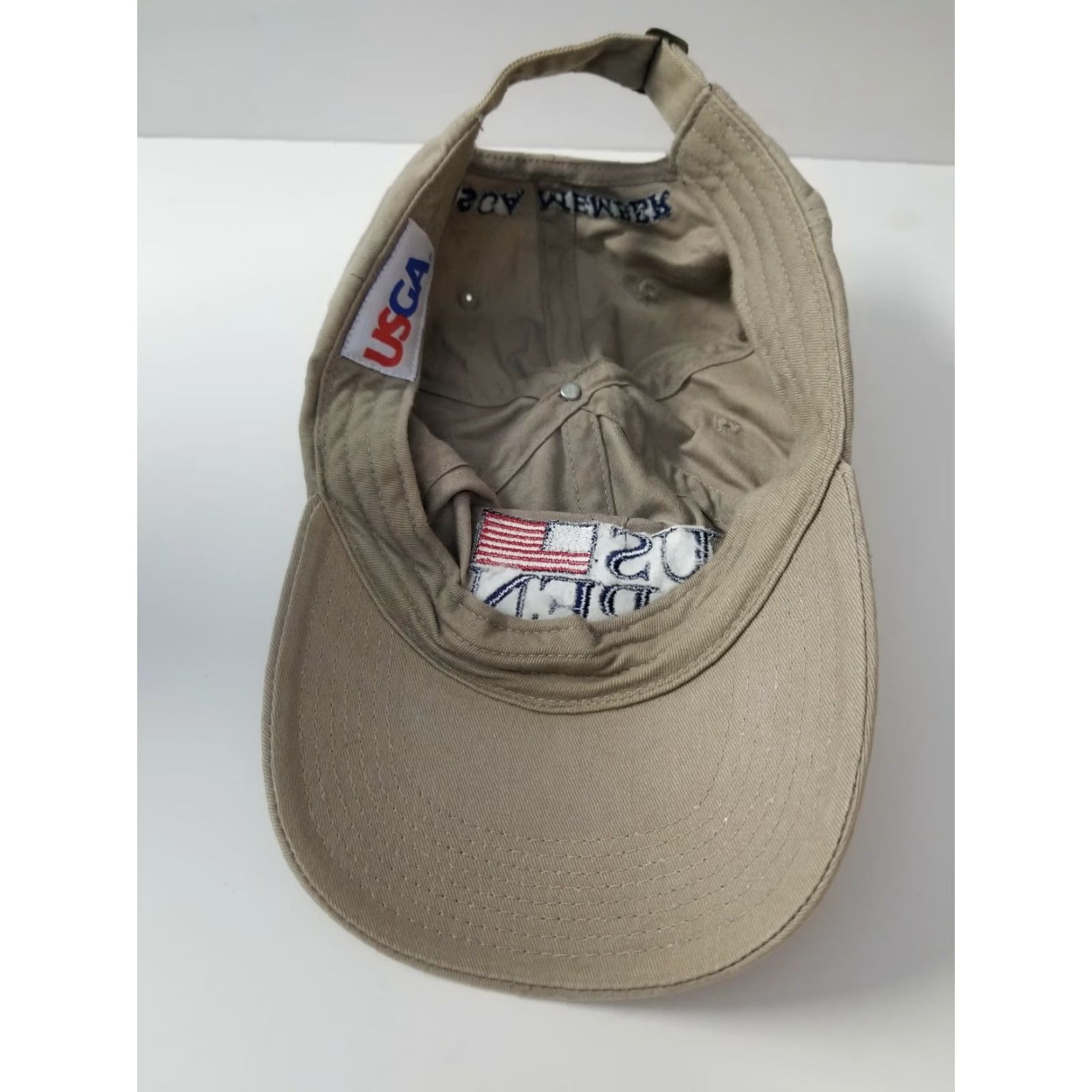 Vintage VINTAGE 2004 US Open Shinnecock Hills USGA Golf Hat Strapback Khaki Brown Dad Cap US Open 2004 Men Brown Strapback Hat Size ONE SIZE - 6 Thumbnail