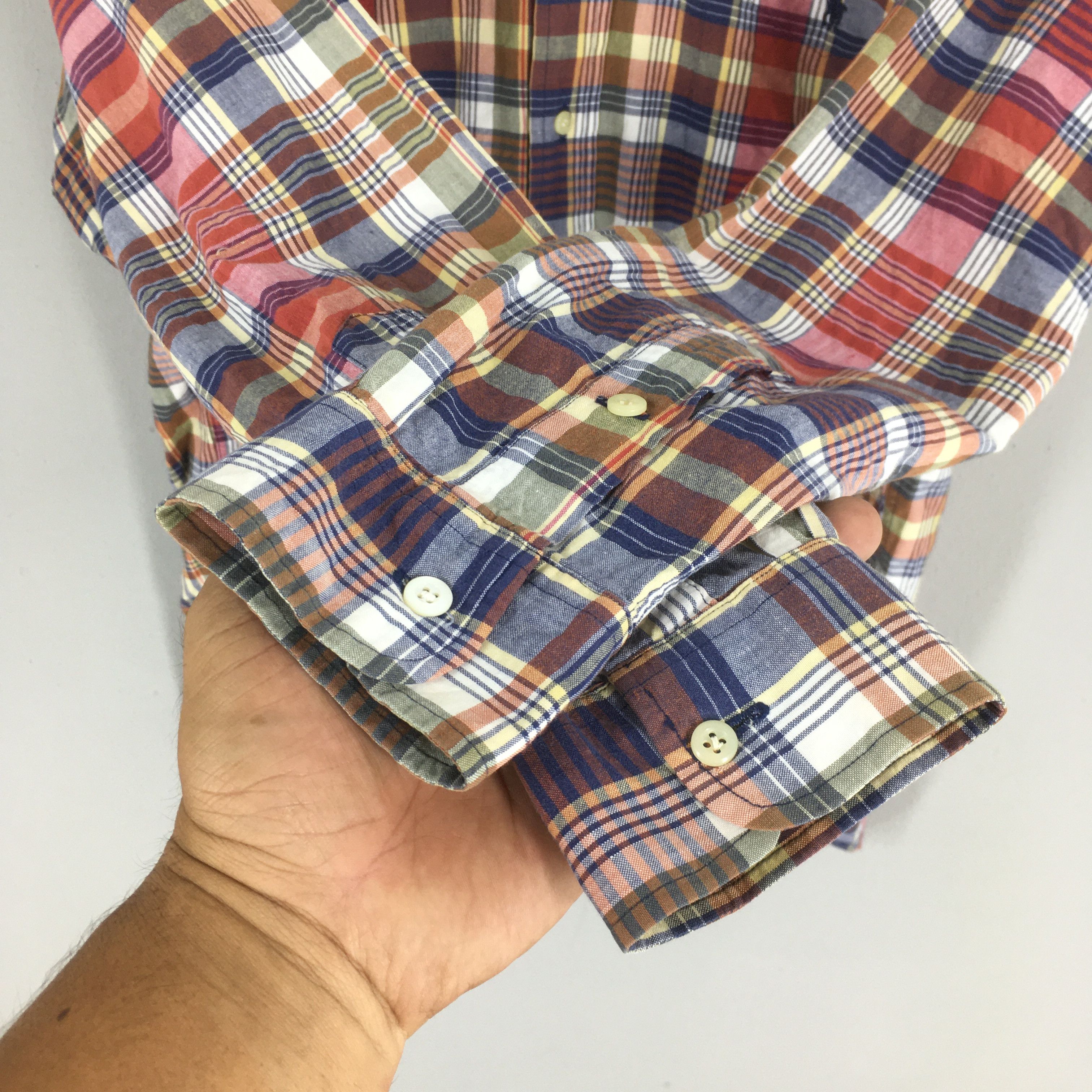 Polo Ralph Lauren Vintage 90s Polo Ralph Lauren Checkered Flannel Shirt Small Size US S / EU 44-46 / 1 - 4 Thumbnail
