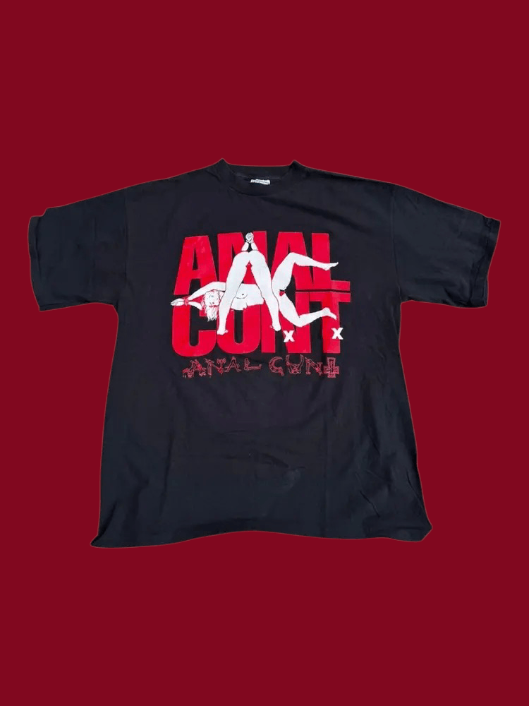 Band Tees RARE🏴‍☠️ Vintage Anal Cunt Test Print Shirt Size US XL / EU 56 / 4 - 1 Thumbnail